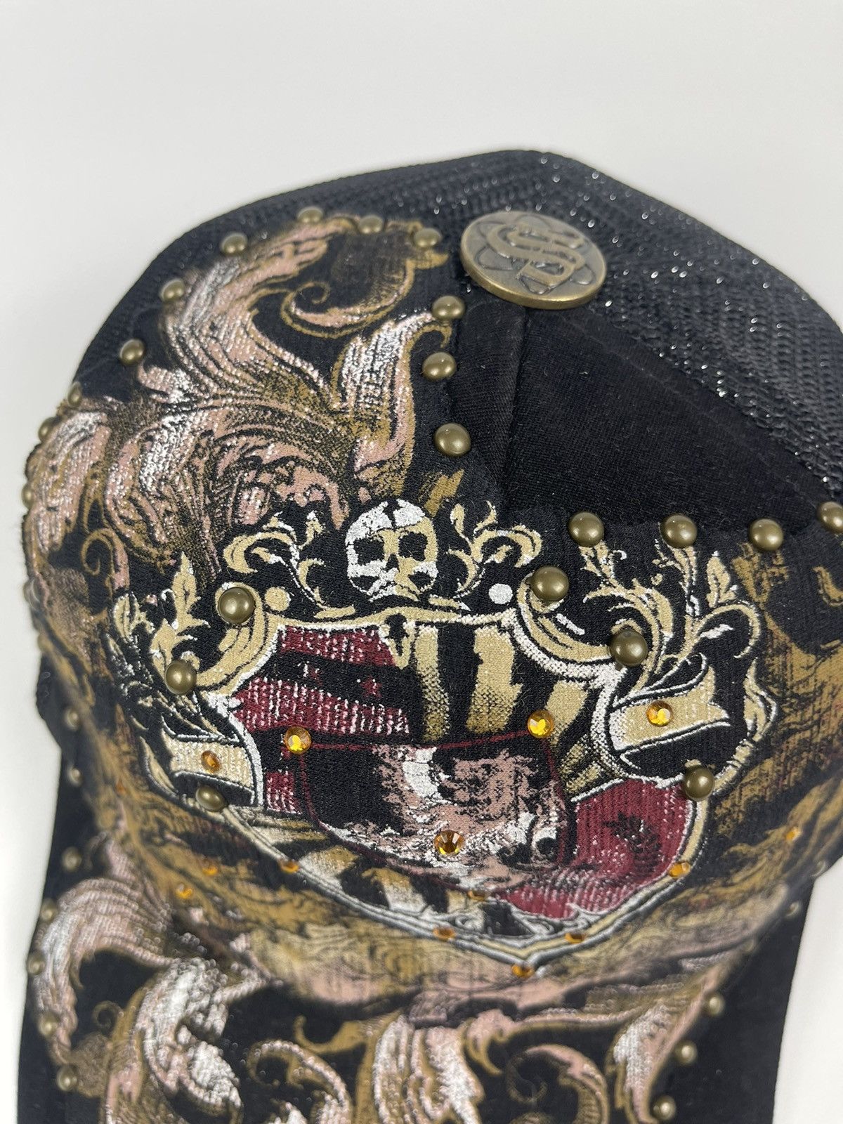 Hat Club Rare 96 Full Print Trucker Hat by Stephante head wear Size ONE SIZE - 6 Thumbnail