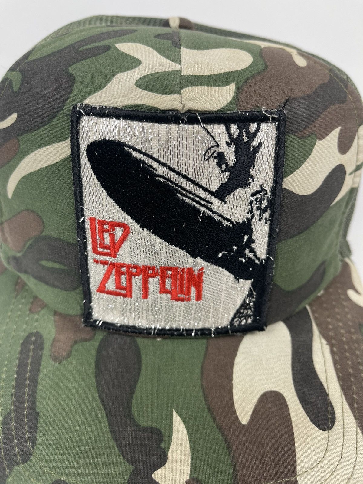 Led Zeppelin Led Zeppelin Camo Trucker Hat Cap Size ONE SIZE - 7 Thumbnail