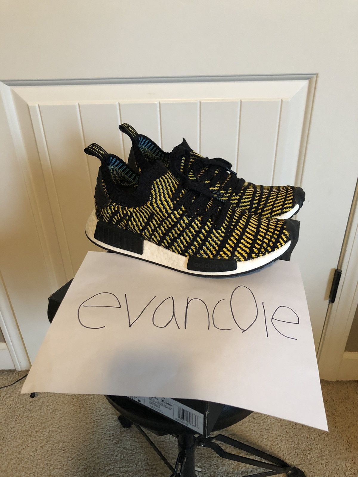 Adidas Nmd R 1 Stlt Pk Yellow Grailed