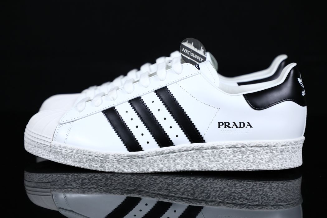 Adidas Adidas Superstar Prada Milano White Black FW6680 | Grailed