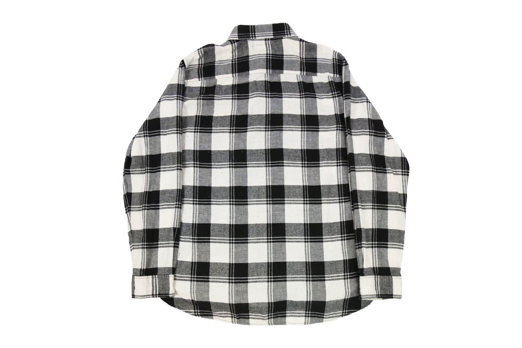 Saint Laurent Paris YSL Flannel (Black/White) | Grailed