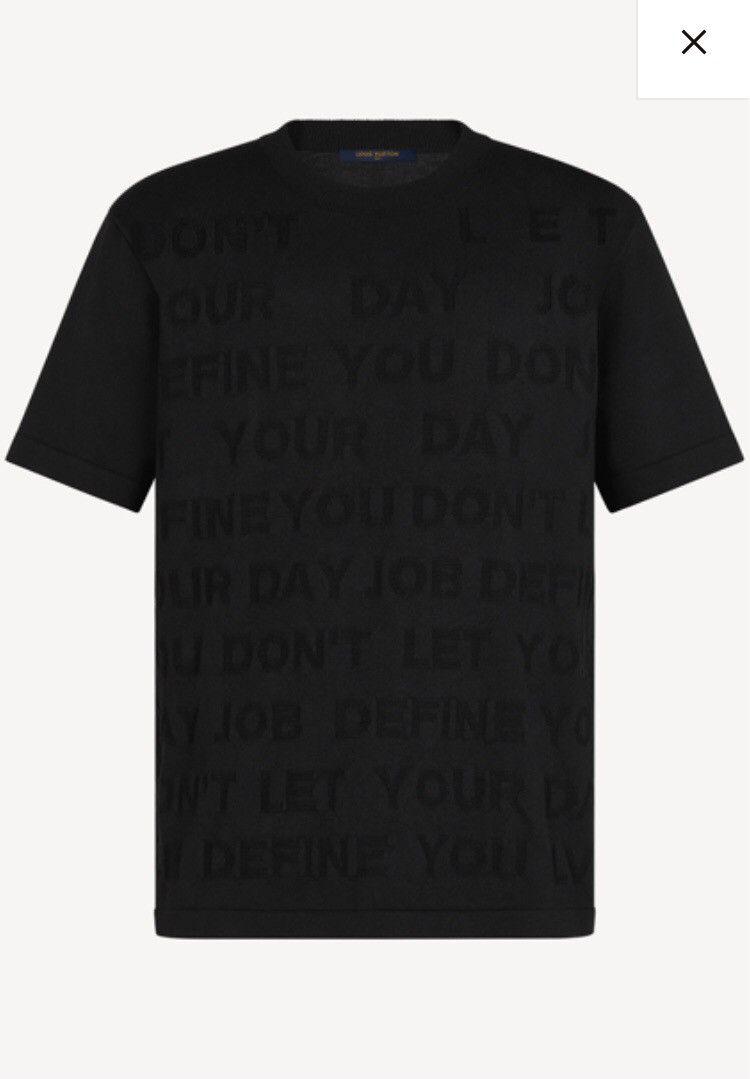Louis Vuitton Intarsia Football T-Shirt (1A9TAX)
