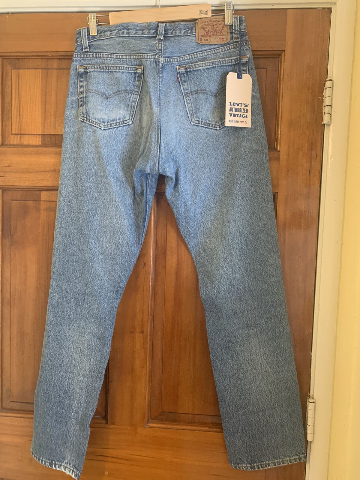 Levi's × Levi's Vintage Clothing × Vintage *RARE* New Vintage 1of1 Levi’s USA-Made Restored Denim Jeans Size US 32 / EU 48 - 2 Thumbnail
