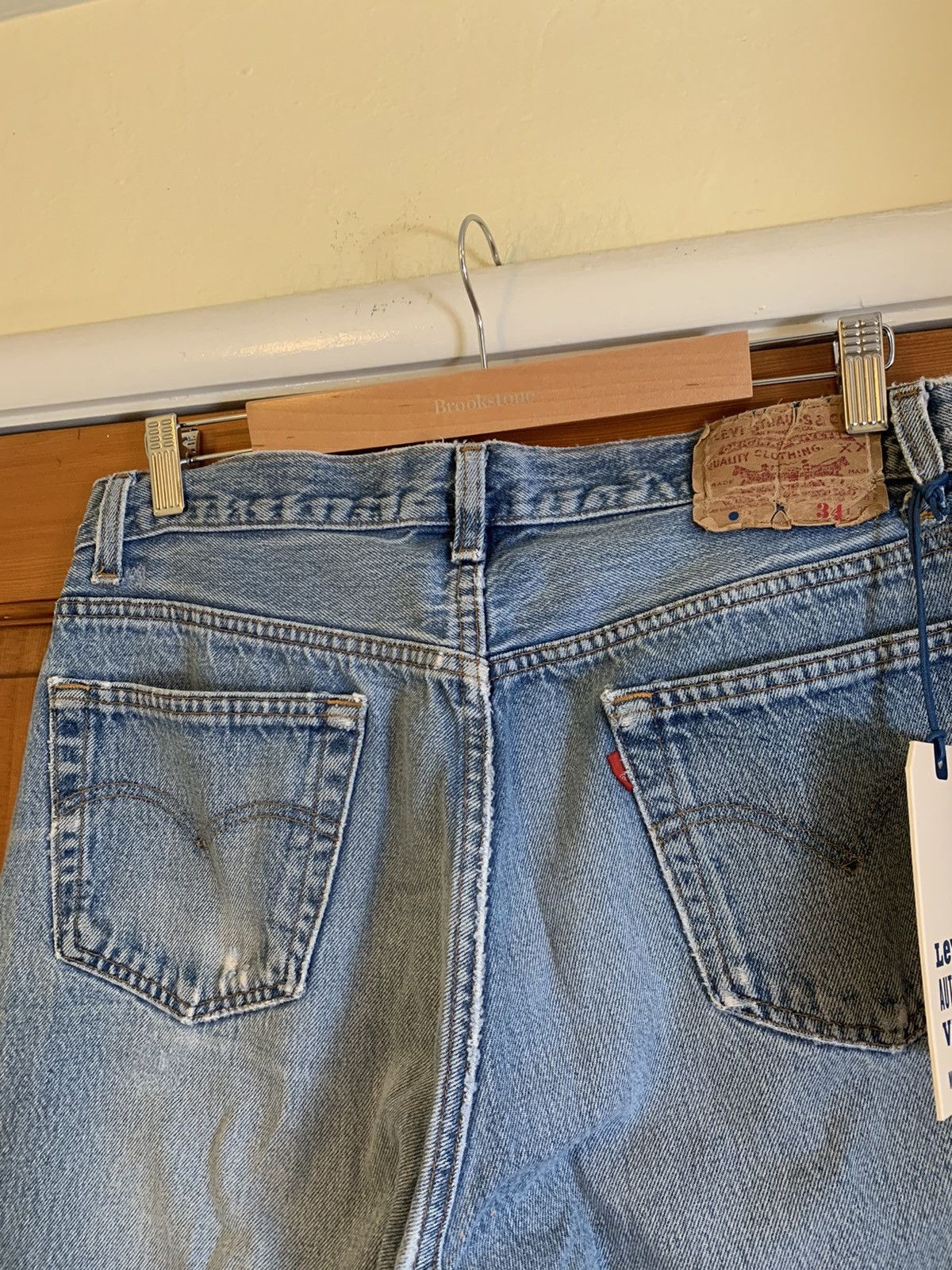 Levi's × Levi's Vintage Clothing × Vintage RARE* New Vintage 1of1 Levi’s USA-Made Restored Denim Jeans Size US 34 / EU 50 - 8 Thumbnail