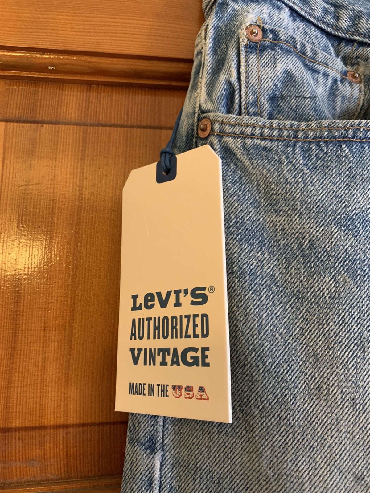 Levi's × Levi's Vintage Clothing × Vintage RARE* New Vintage 1of1 Levi’s USA-Made Restored Denim Jeans Size US 34 / EU 50 - 10 Thumbnail
