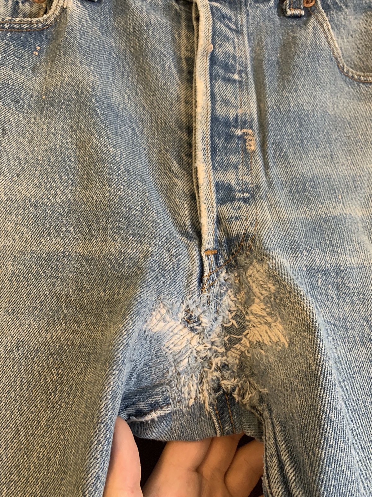 Levi's × Levi's Vintage Clothing × Vintage RARE* New Vintage 1of1 Levi’s USA-Made Restored Denim Jeans Size US 34 / EU 50 - 5 Thumbnail