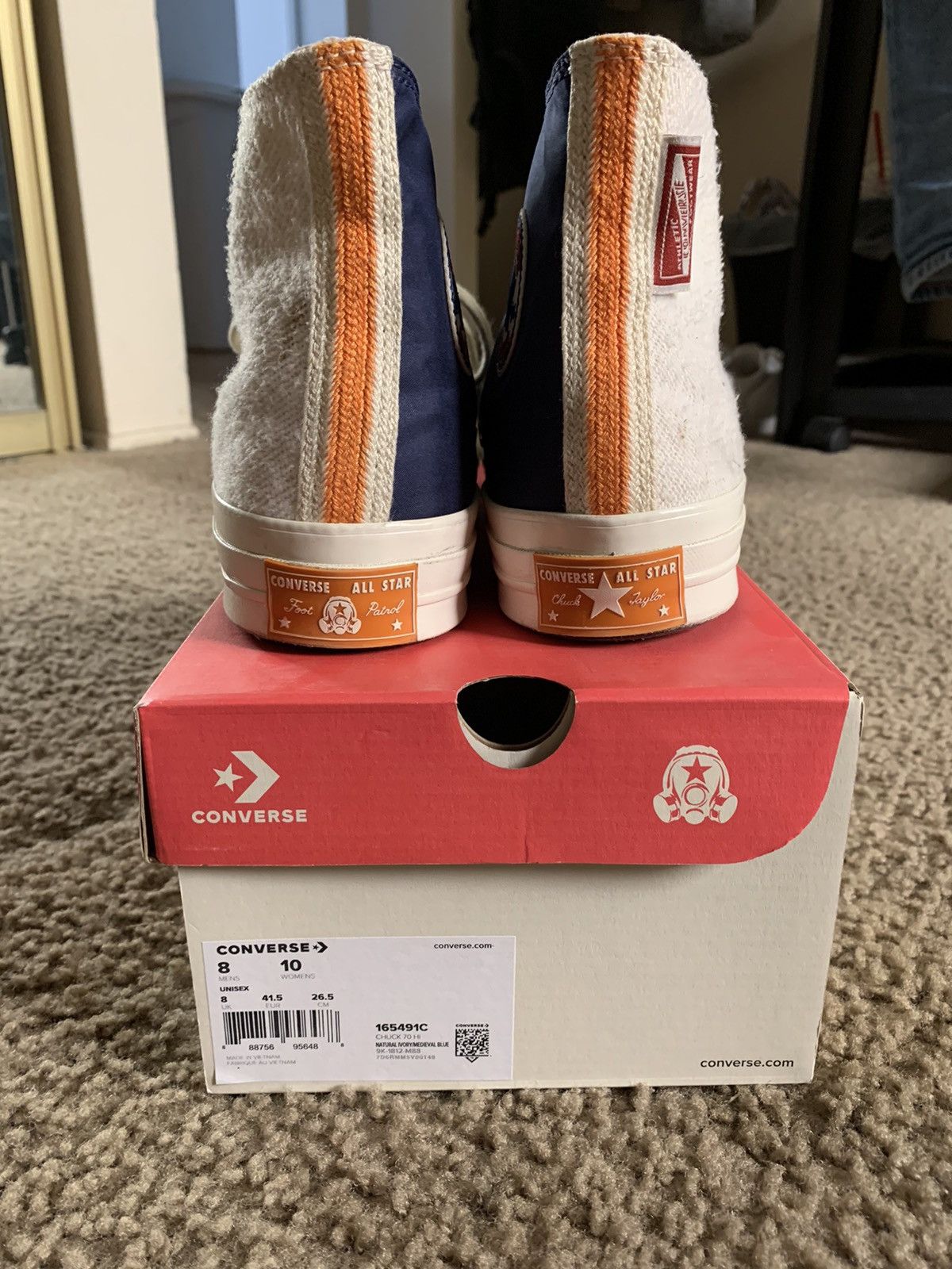 Converse Foot Patrol x Chuck 70 Hi Natural 2019 Size US 8 / EU 41 - 3 Thumbnail