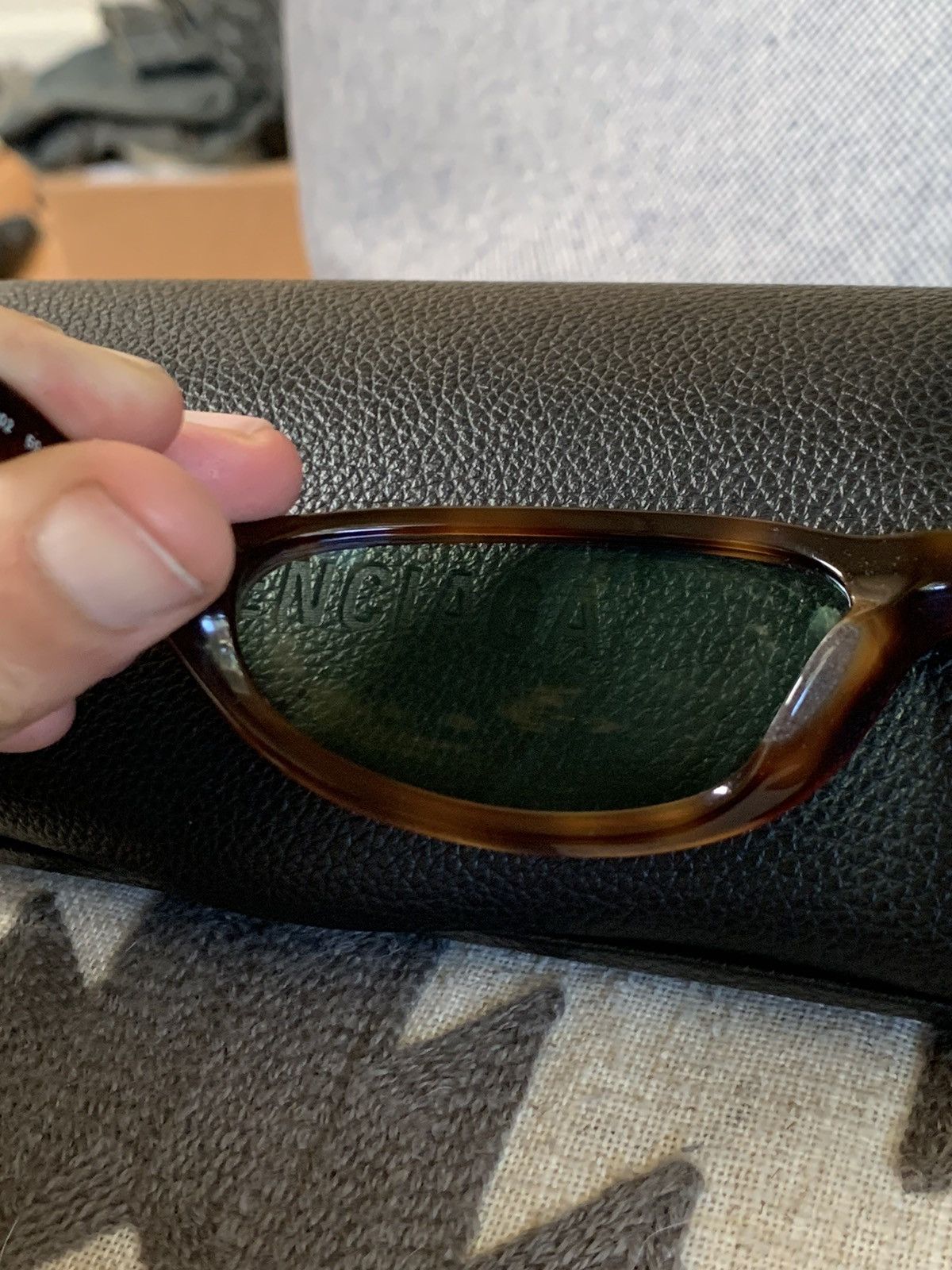 Balenciaga × Designer *RARE* New Balenciaga Paris Tortoise Shell Sunglasses Size ONE SIZE - 4 Thumbnail