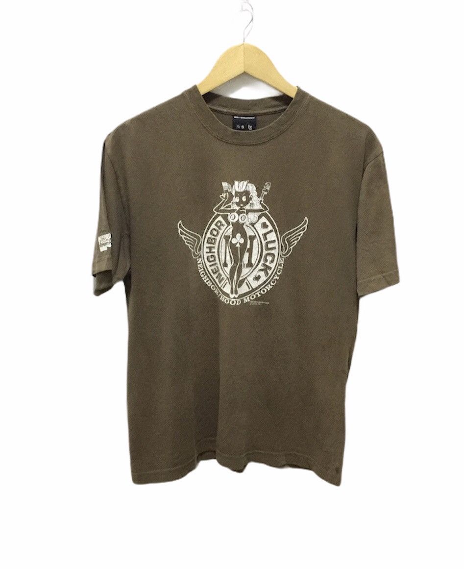 Japanese Brand × Neighborhood Neighborhood Motorcycle T Shirt Japanese Designer Size US M / EU 48-50 / 2 - 1 Thumbnail