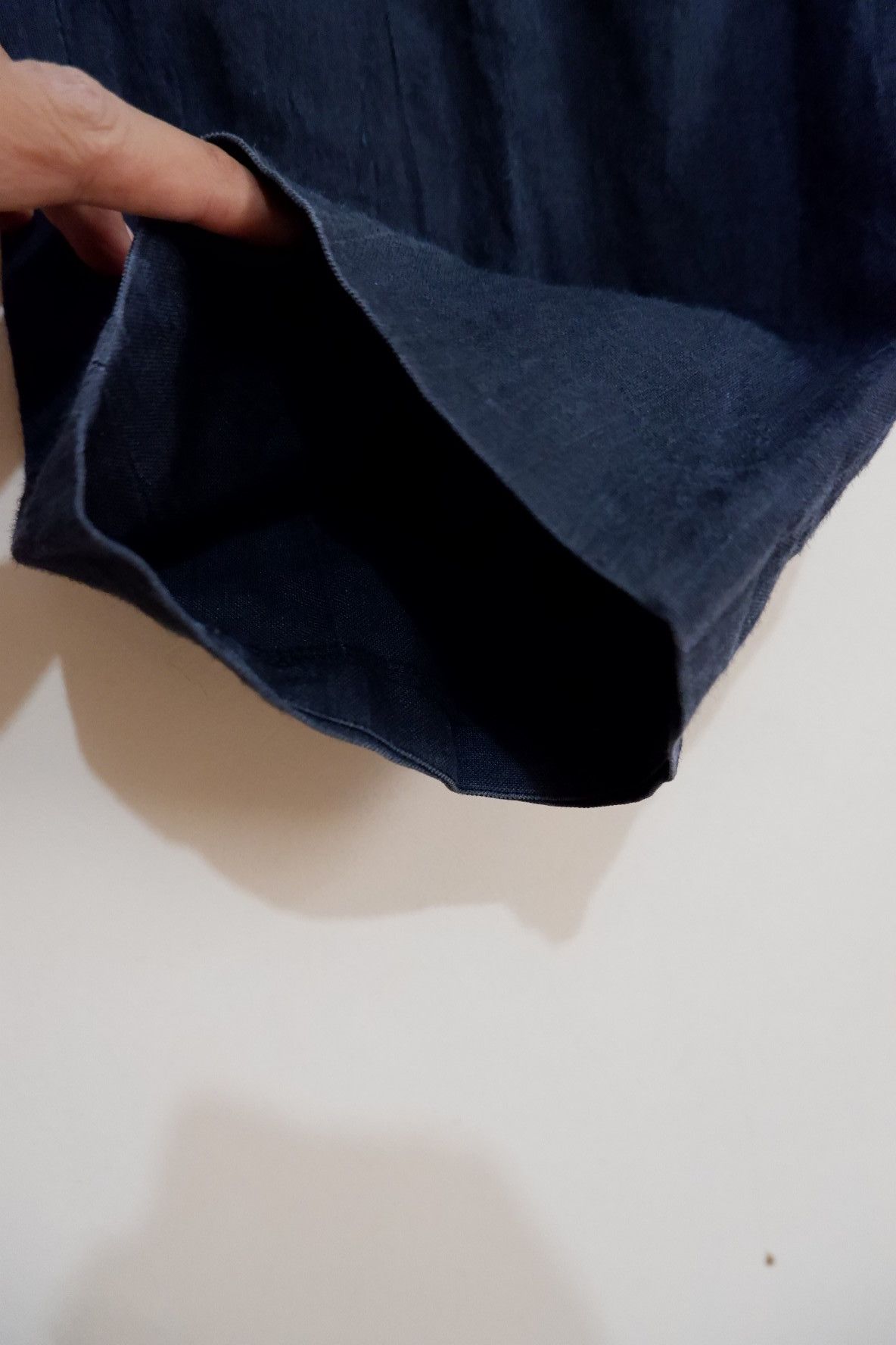 Comme des Garcons × Comme des Garcons Homme Plus AW2000 Comme Des Garcons Homme Black Wash Linen Pants Size US 29 - 4 Thumbnail