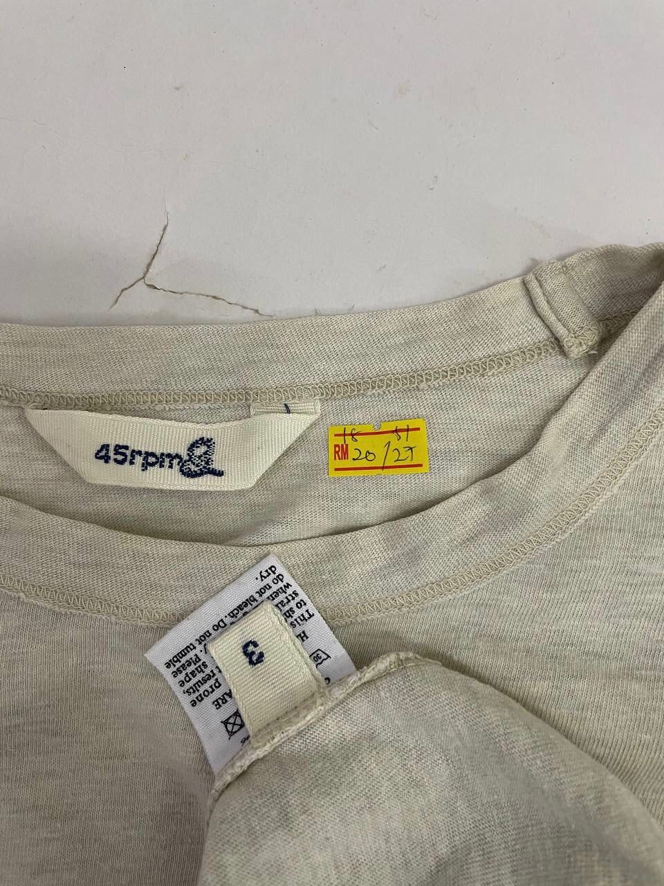 45rpm 🔥 Vintage 90's 45rpm Spellout Camo Logo Tee Size US M / EU 48-50 / 2 - 4 Thumbnail