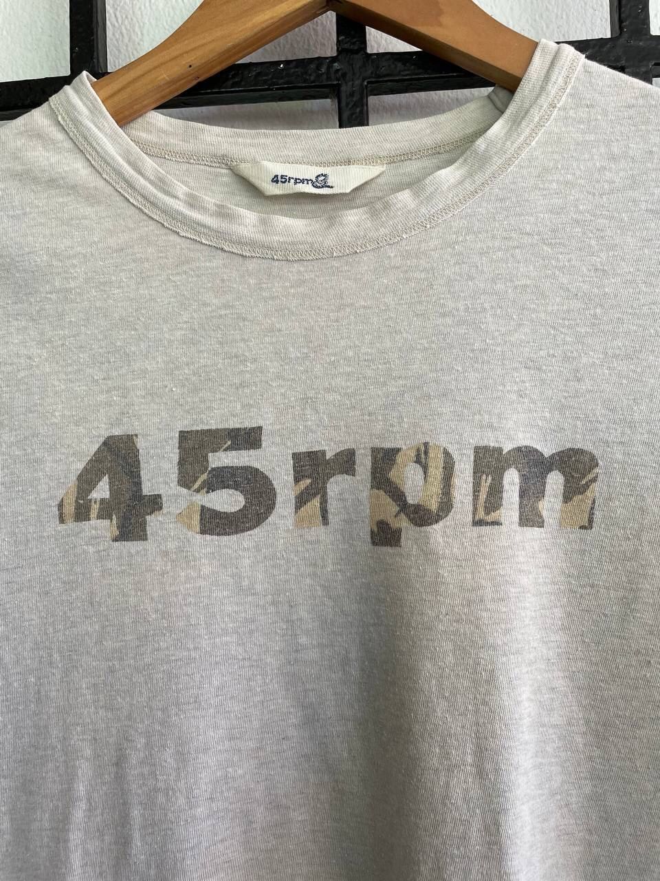 45rpm 🔥 Vintage 90's 45rpm Spellout Camo Logo Tee Size US M / EU 48-50 / 2 - 2 Thumbnail