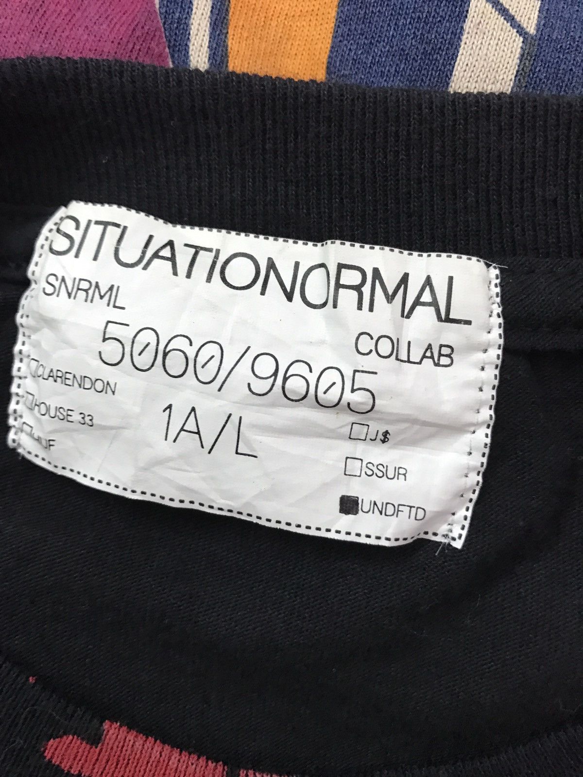 Japanese Brand SNRML Collab Paint Splattered Design t shirt Size US M / EU 48-50 / 2 - 8 Thumbnail