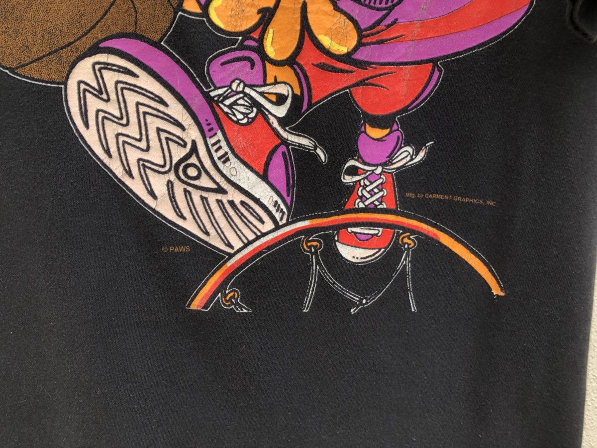 Vintage Vintage 90s Garfield JAMMIN’ Basketball t shirt Size US L / EU 52-54 / 3 - 5 Thumbnail