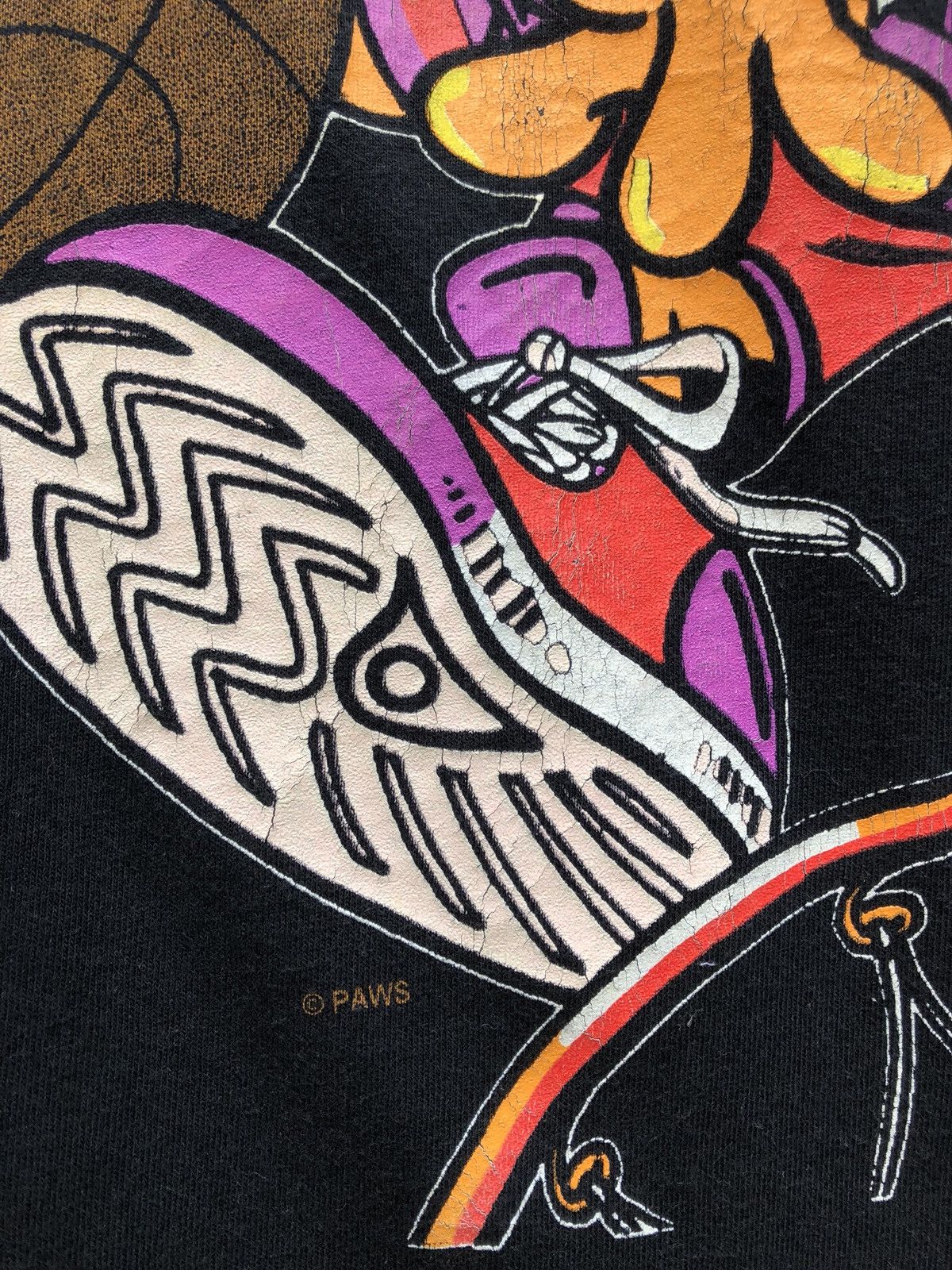 Vintage Vintage 90s Garfield JAMMIN’ Basketball t shirt Size US L / EU 52-54 / 3 - 6 Thumbnail