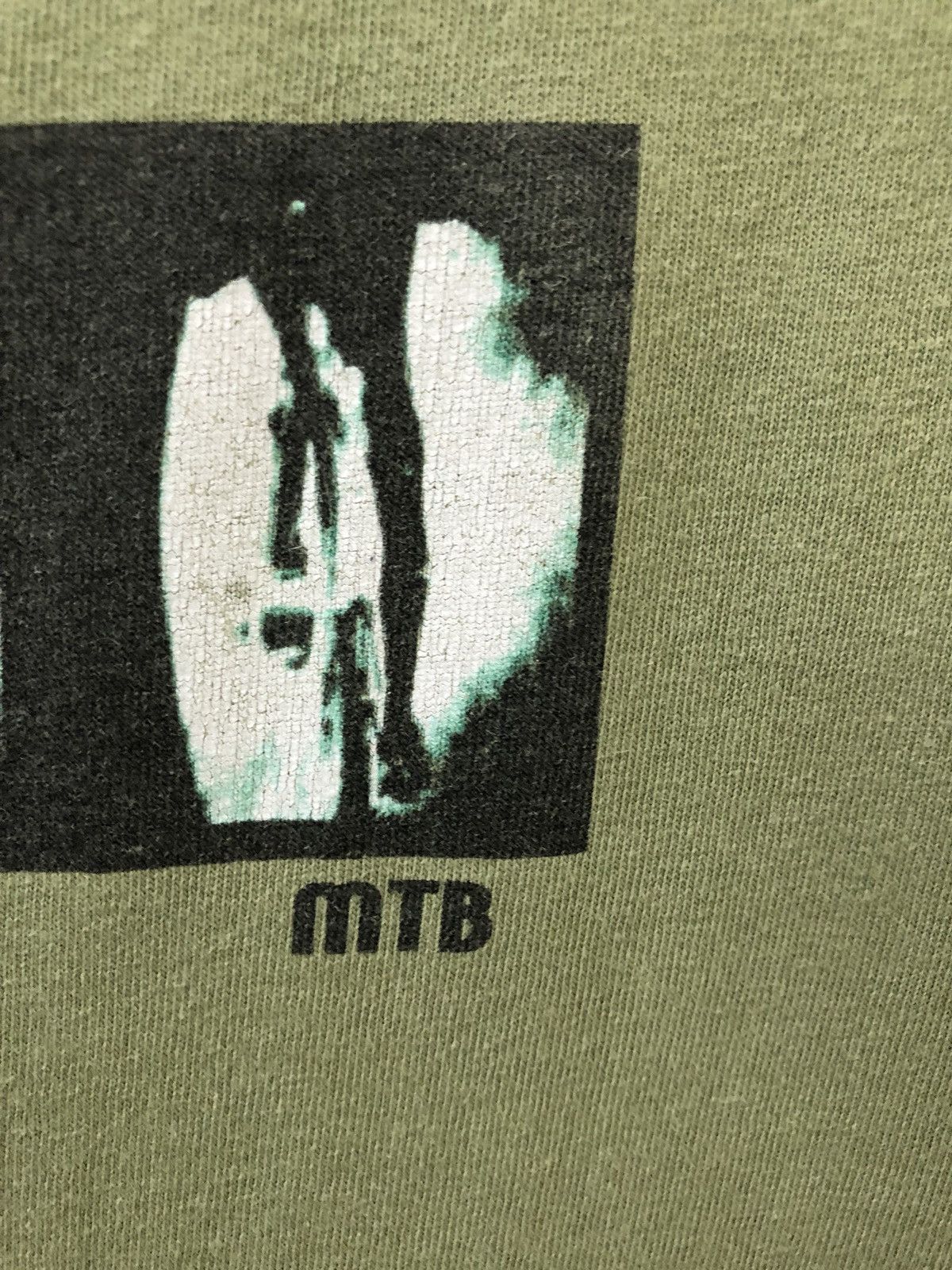 Patagonia Vintage Patagonia Made in Usa MTB Bicycle Green t shirt Size US S / EU 44-46 / 1 - 3 Thumbnail