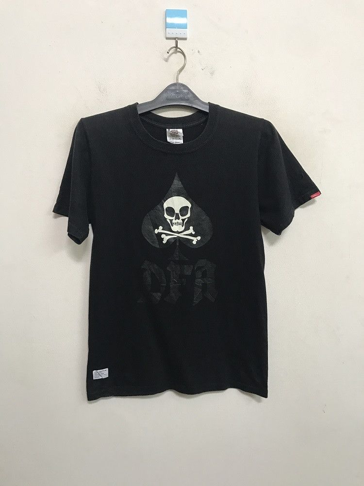 Wtaps Japanese Brand WTAPS 2009 Ace Cross Bones DFA Black t shirt Size US S / EU 44-46 / 1 - 1 Thumbnail