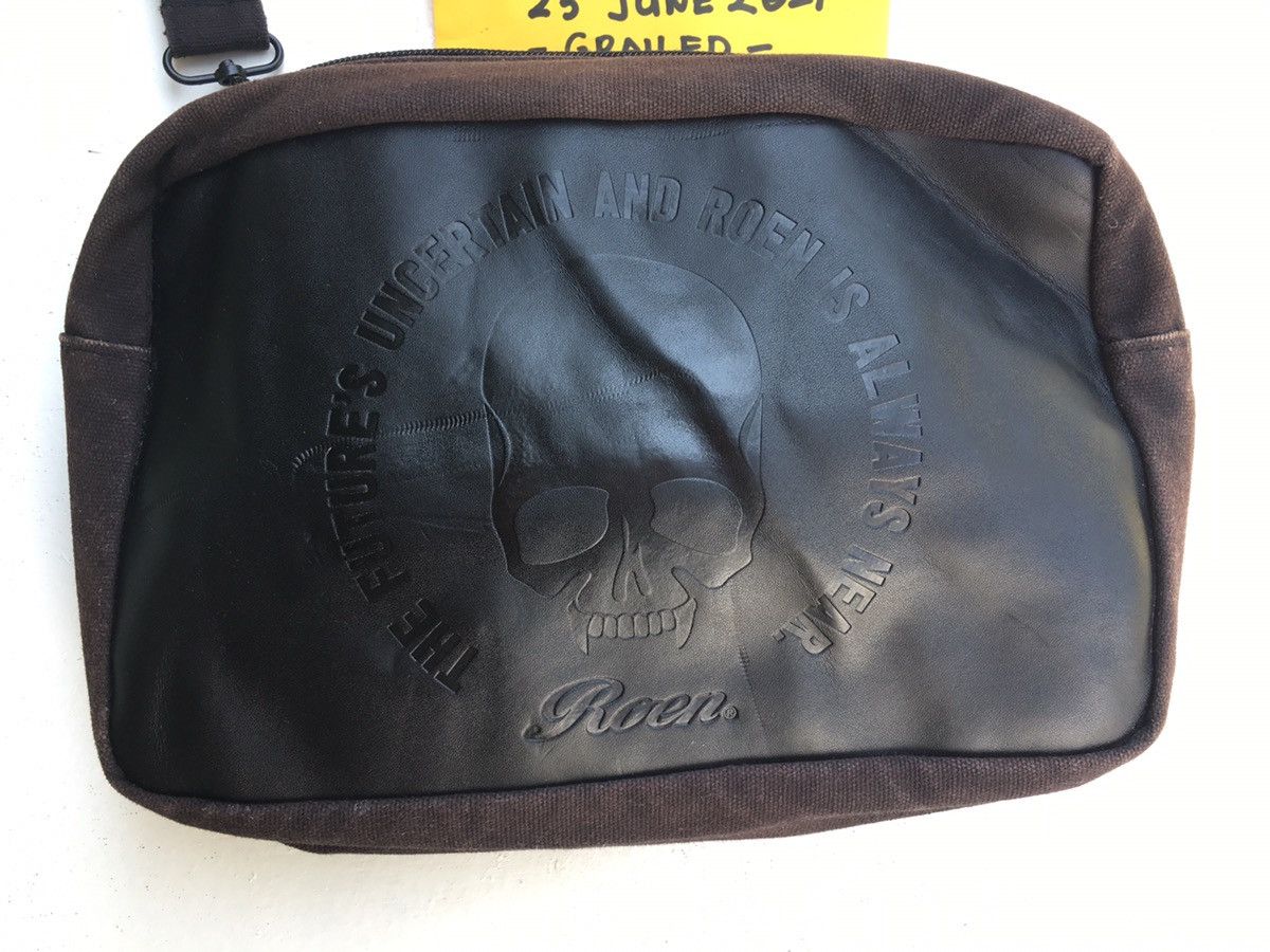 Japanese Brand Roen The Future’s Uncertain & Roen is Always Near Sling Bag Size ONE SIZE - 4 Thumbnail