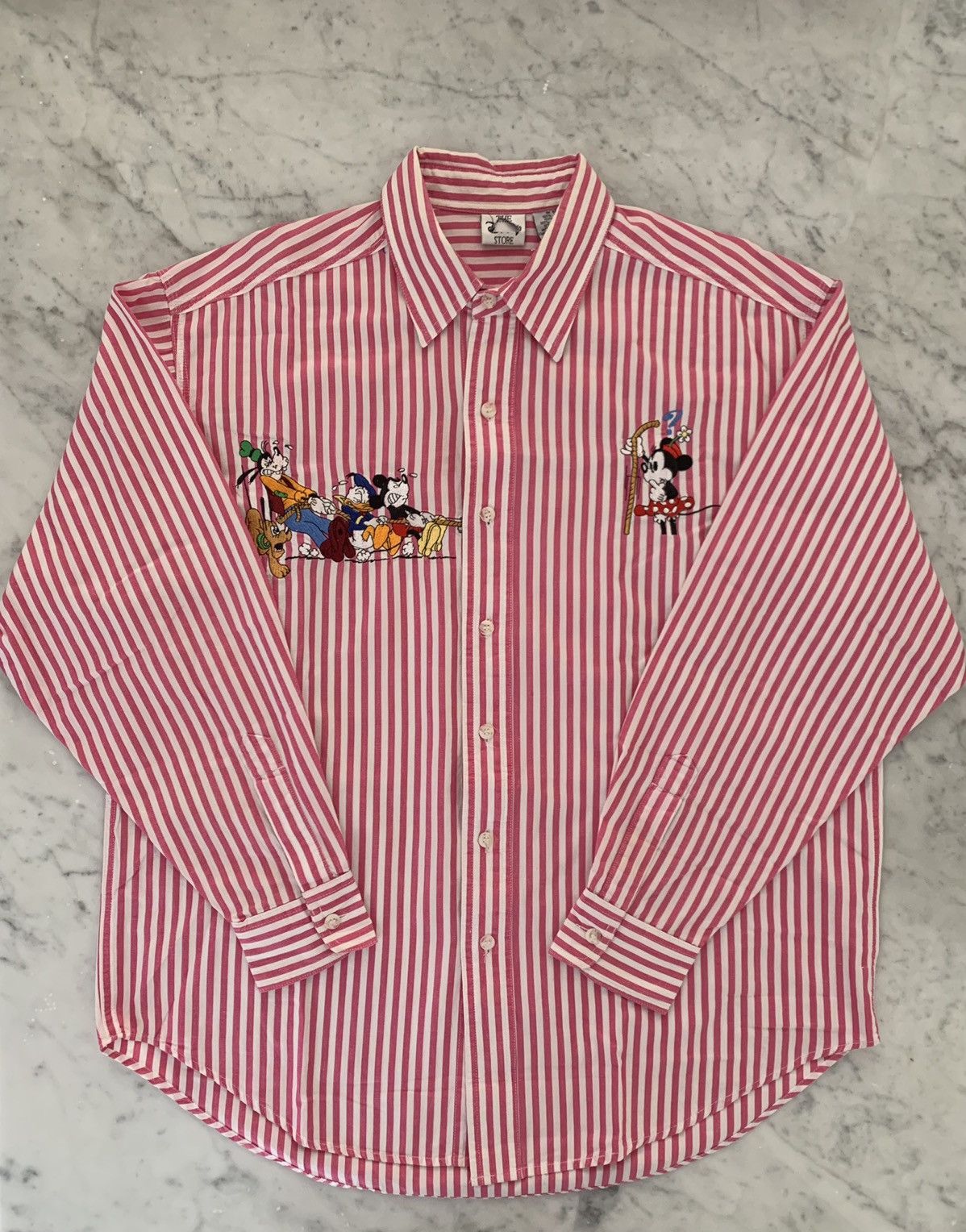 Vintage Disney Mickey Mouse Button Up Shirt | Grailed