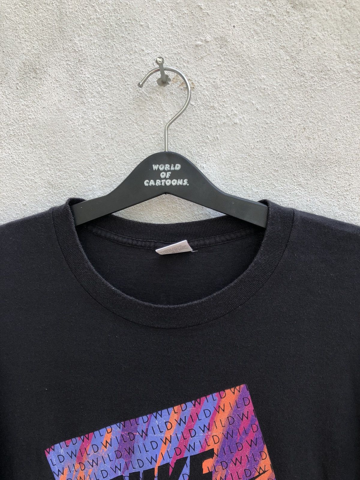 Nike × Vintage Vtg 80s 90s Nike Crazy WILD Grey Tag t shirt Size US XL / EU 56 / 4 - 3 Thumbnail
