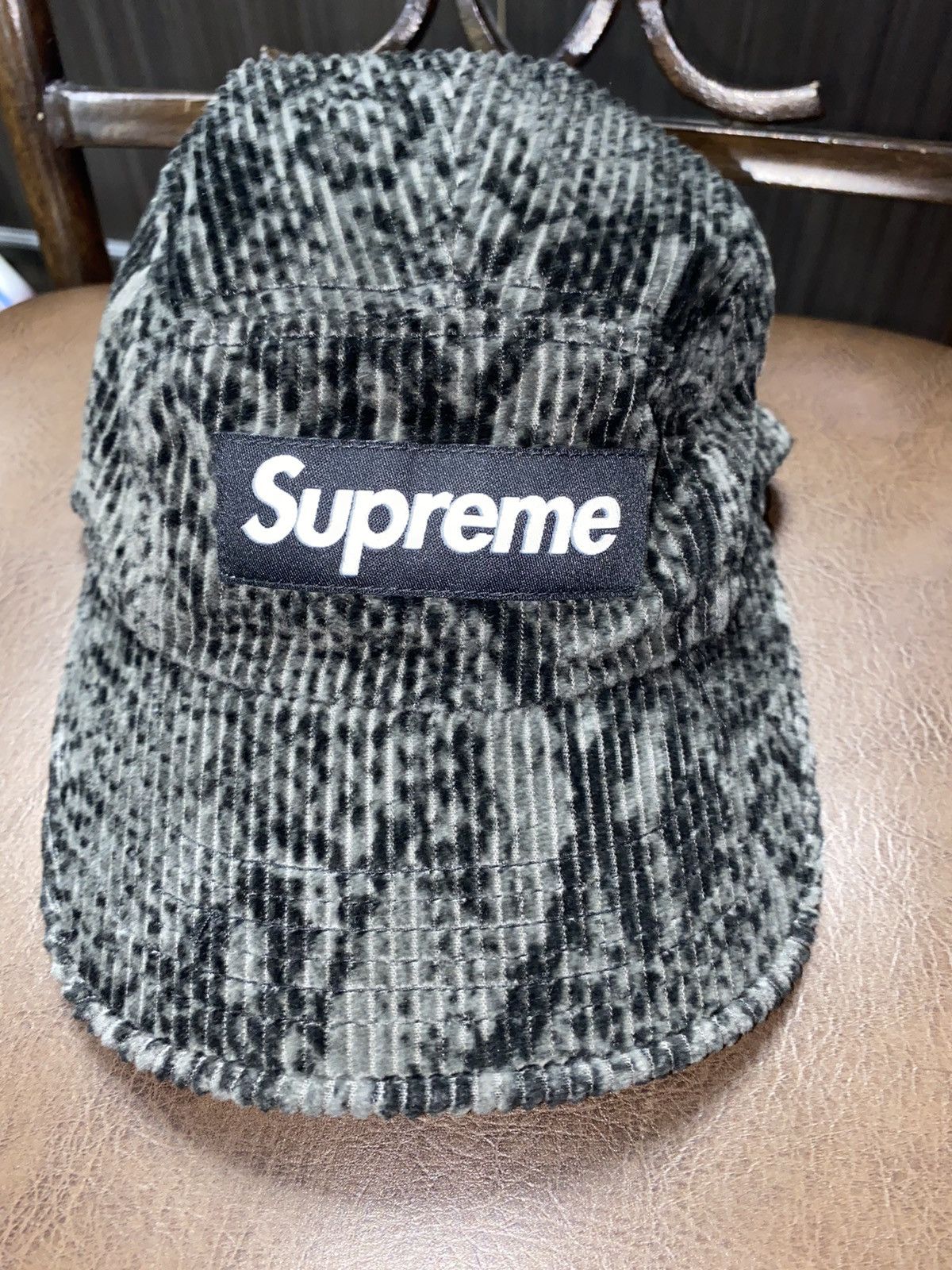 Supreme Snakeskin Corduroy deals Camp Hat *Never Worn*