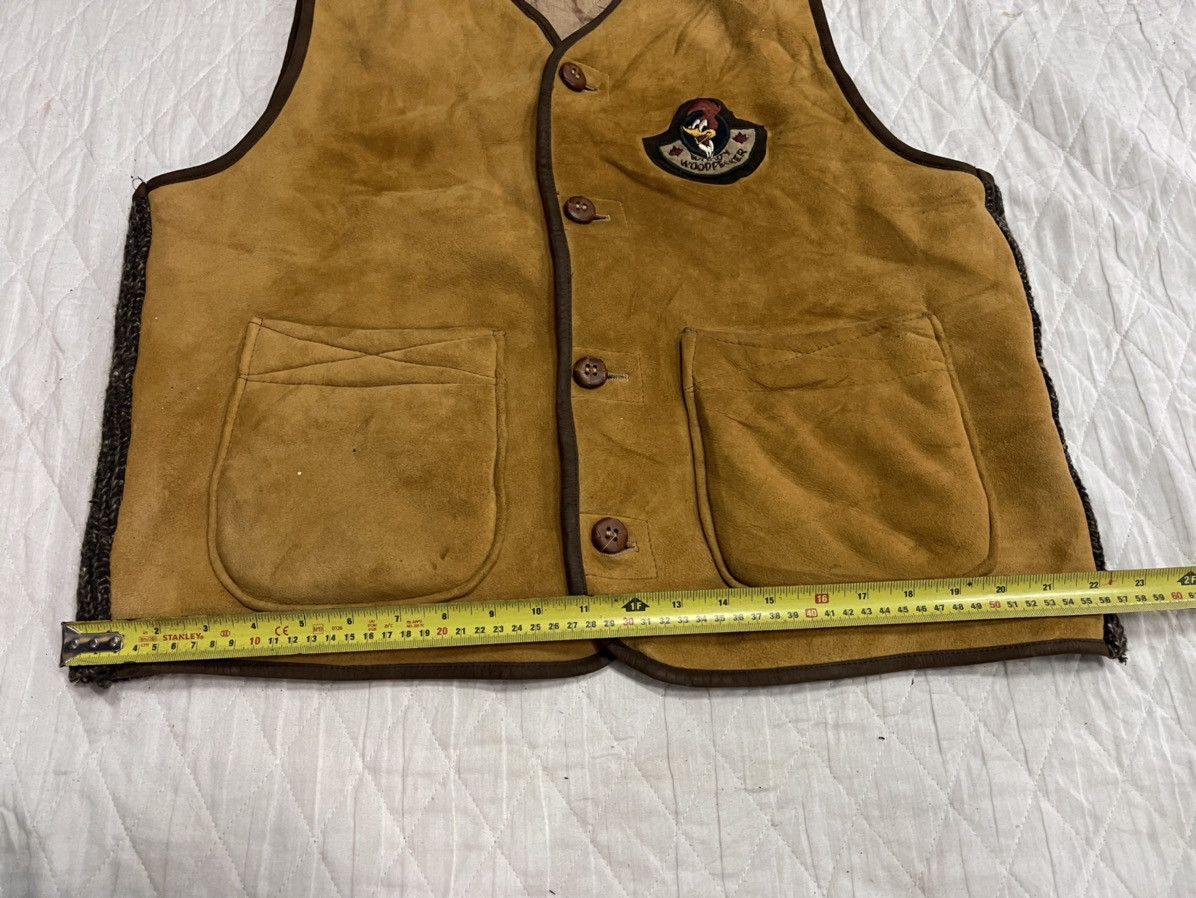 Jean Charles De Castelbajac JCDB Vest Leather Fur Outdoor Life Size XL / US 12-14 / IT 48-50 - 4 Thumbnail