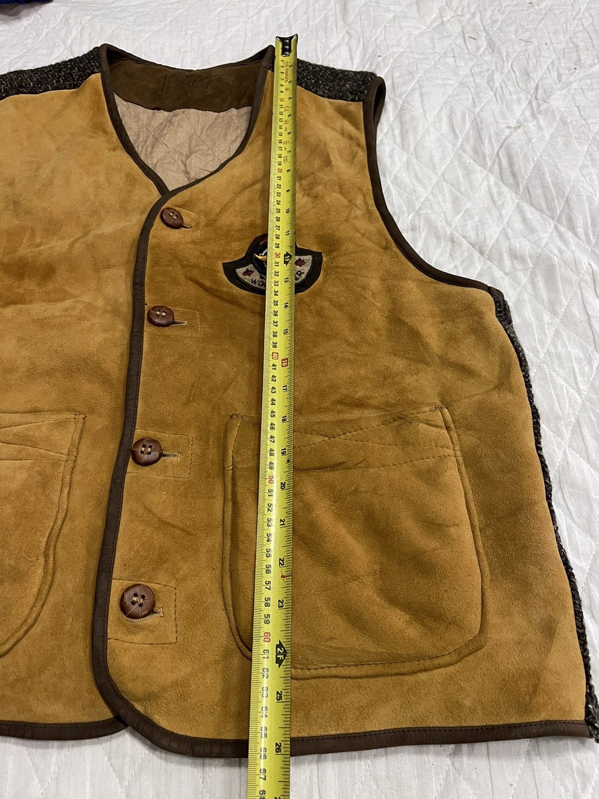 Jean Charles De Castelbajac JCDB Vest Leather Fur Outdoor Life Size XL / US 12-14 / IT 48-50 - 5 Thumbnail