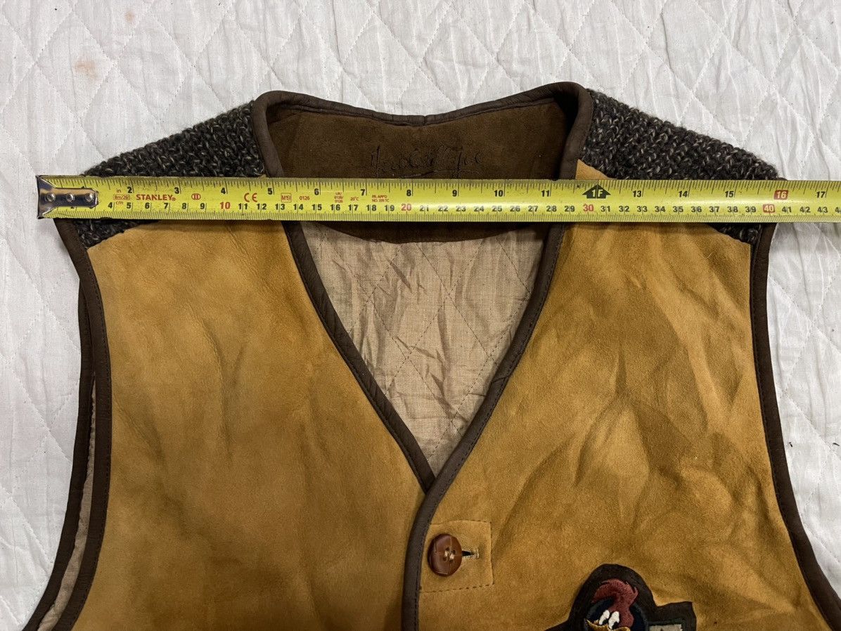 Jean Charles De Castelbajac JCDB Vest Leather Fur Outdoor Life Size XL / US 12-14 / IT 48-50 - 7 Thumbnail