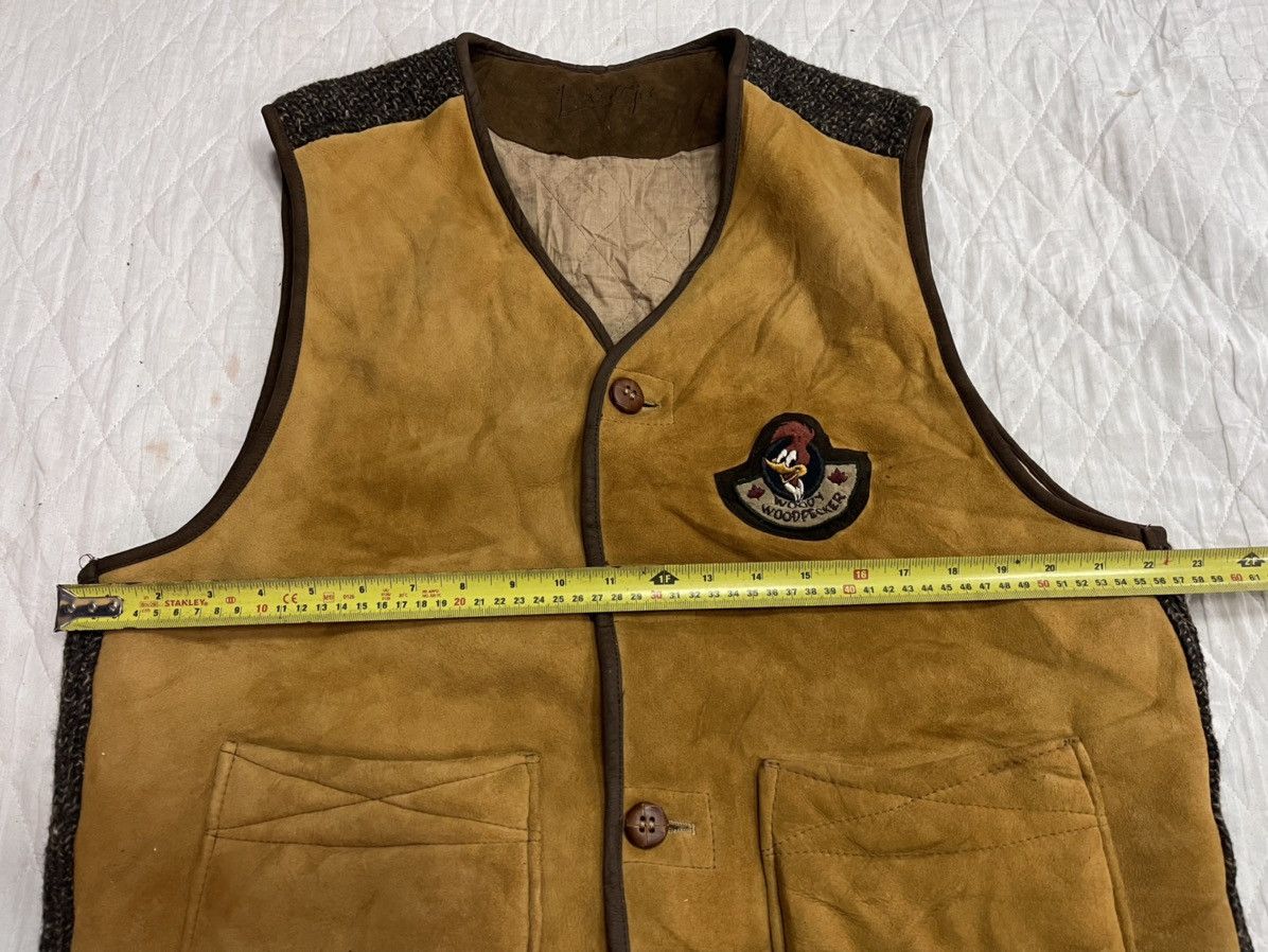 Jean Charles De Castelbajac JCDB Vest Leather Fur Outdoor Life Size XL / US 12-14 / IT 48-50 - 3 Thumbnail
