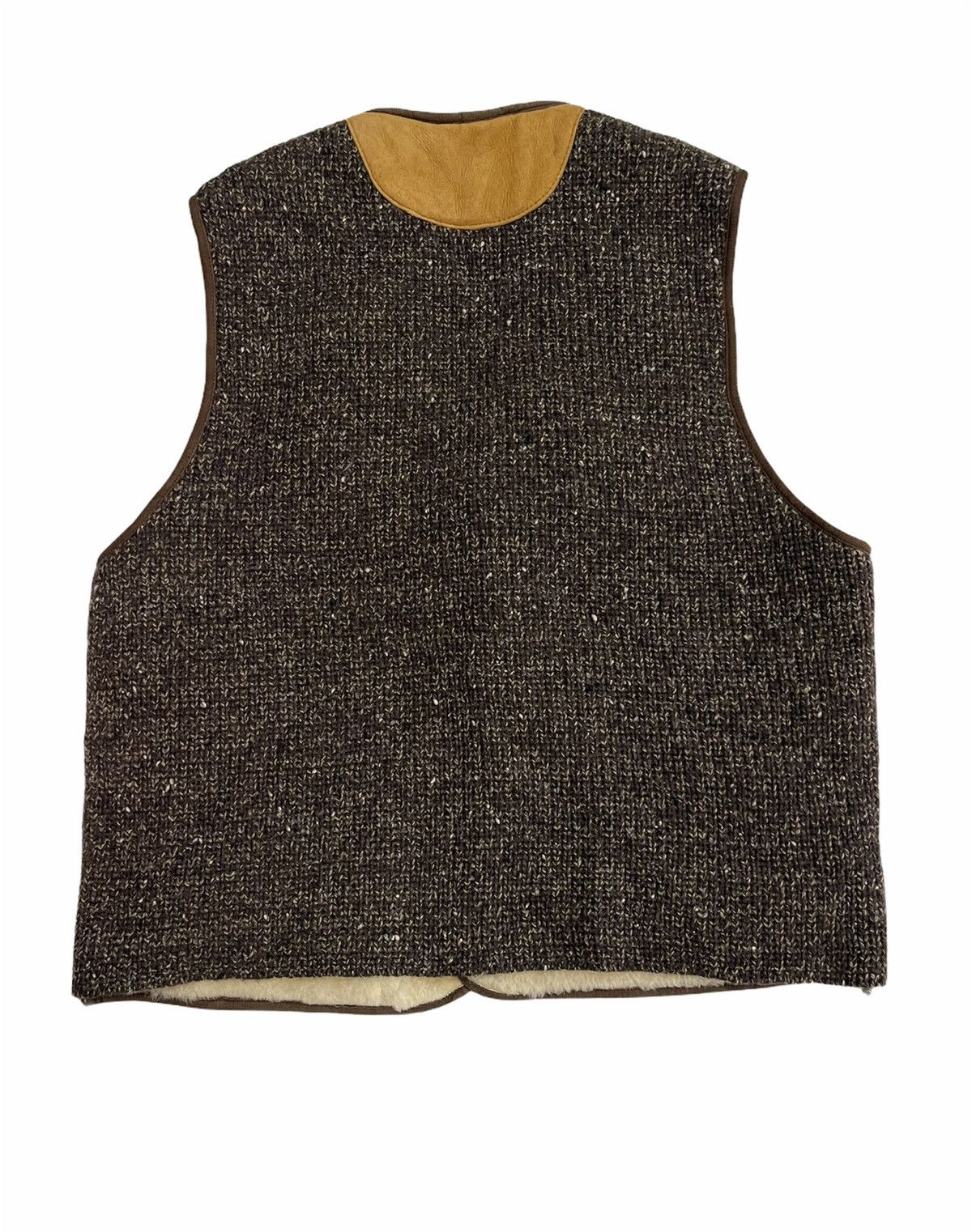 Jean Charles De Castelbajac JCDB Vest Leather Fur Outdoor Life Size XL / US 12-14 / IT 48-50 - 2 Thumbnail