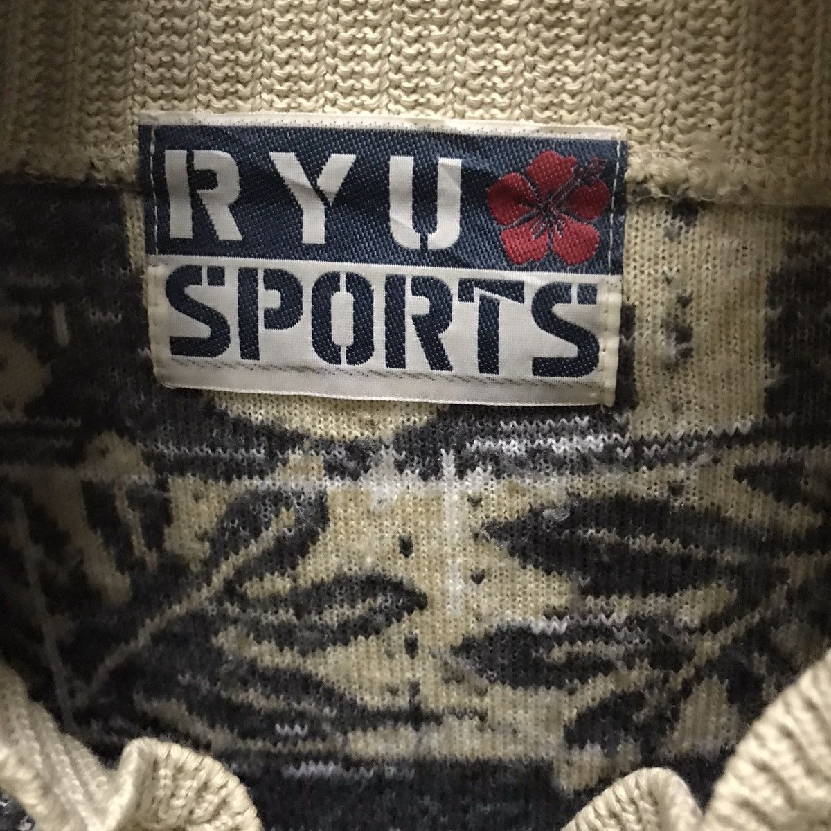 Japanese Brand × Vintage Ryu sport zipper fleece overprinted Size US M / EU 48-50 / 2 - 9 Thumbnail
