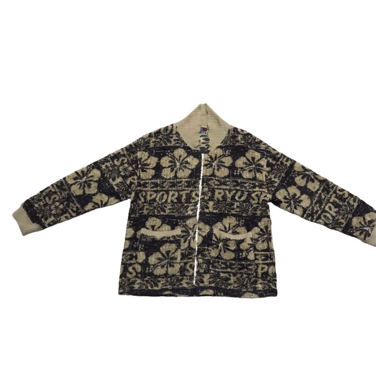 Japanese Brand × Vintage Ryu sport zipper fleece overprinted Size US M / EU 48-50 / 2 - 5 Thumbnail