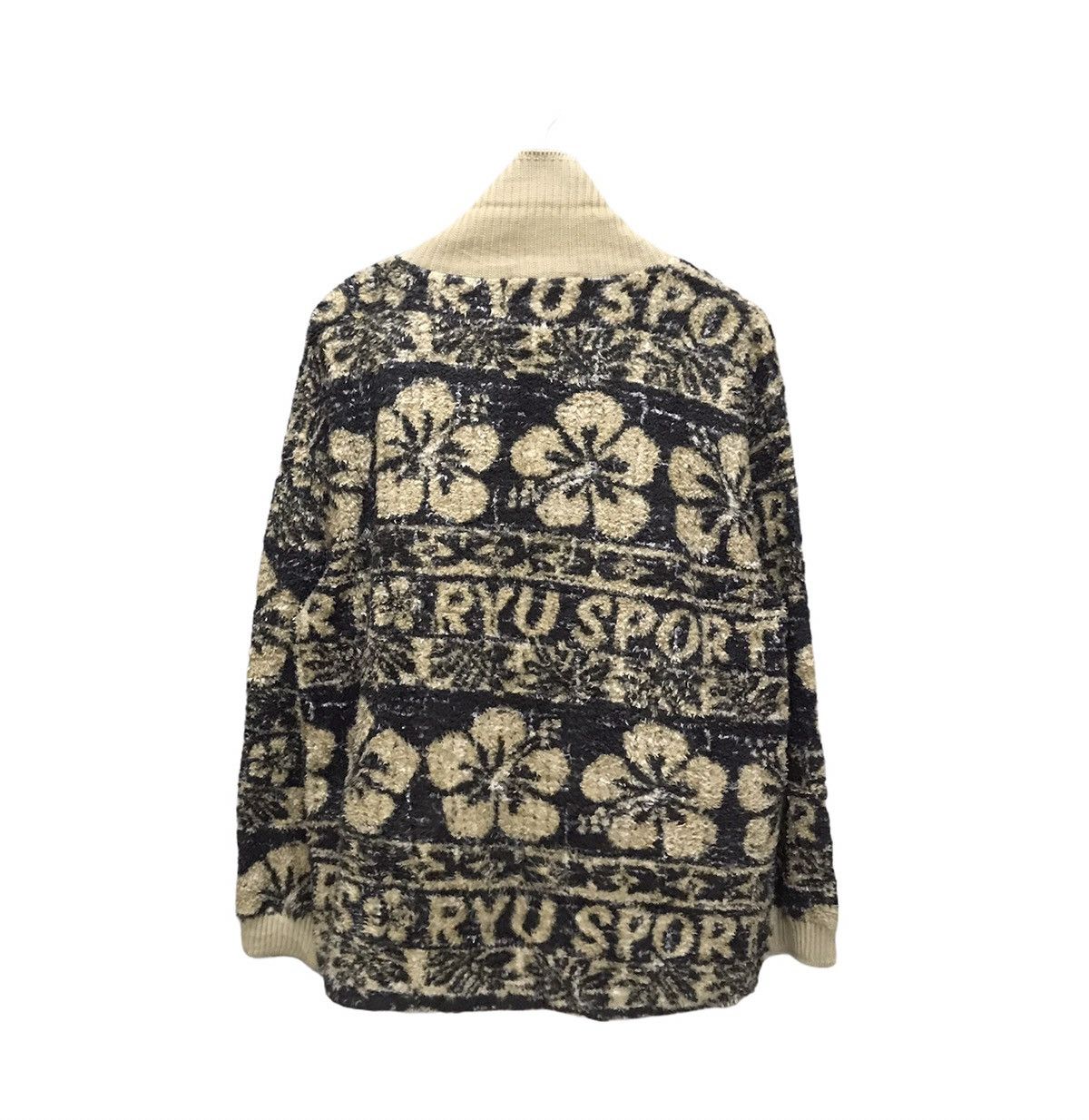 Japanese Brand × Vintage Ryu sport zipper fleece overprinted Size US M / EU 48-50 / 2 - 4 Thumbnail