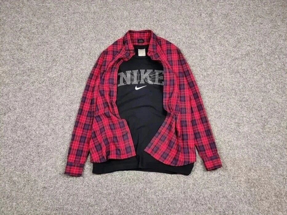 Flannel Vintage Flannel Shirt Plaid Checkered Travis Scott Style Size US M / EU 48-50 / 2 - 2 Thumbnail