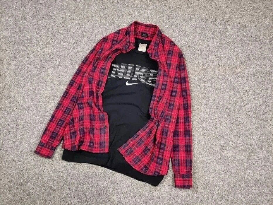 Flannel Vintage Flannel Shirt Plaid Checkered Travis Scott Style Size US M / EU 48-50 / 2 - 3 Thumbnail