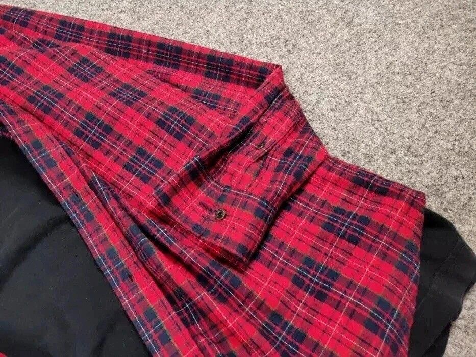 Flannel Vintage Flannel Shirt Plaid Checkered Travis Scott Style Size US M / EU 48-50 / 2 - 12 Thumbnail