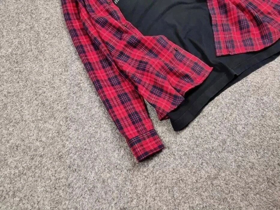 Flannel Vintage Flannel Shirt Plaid Checkered Travis Scott Style Size US M / EU 48-50 / 2 - 6 Thumbnail