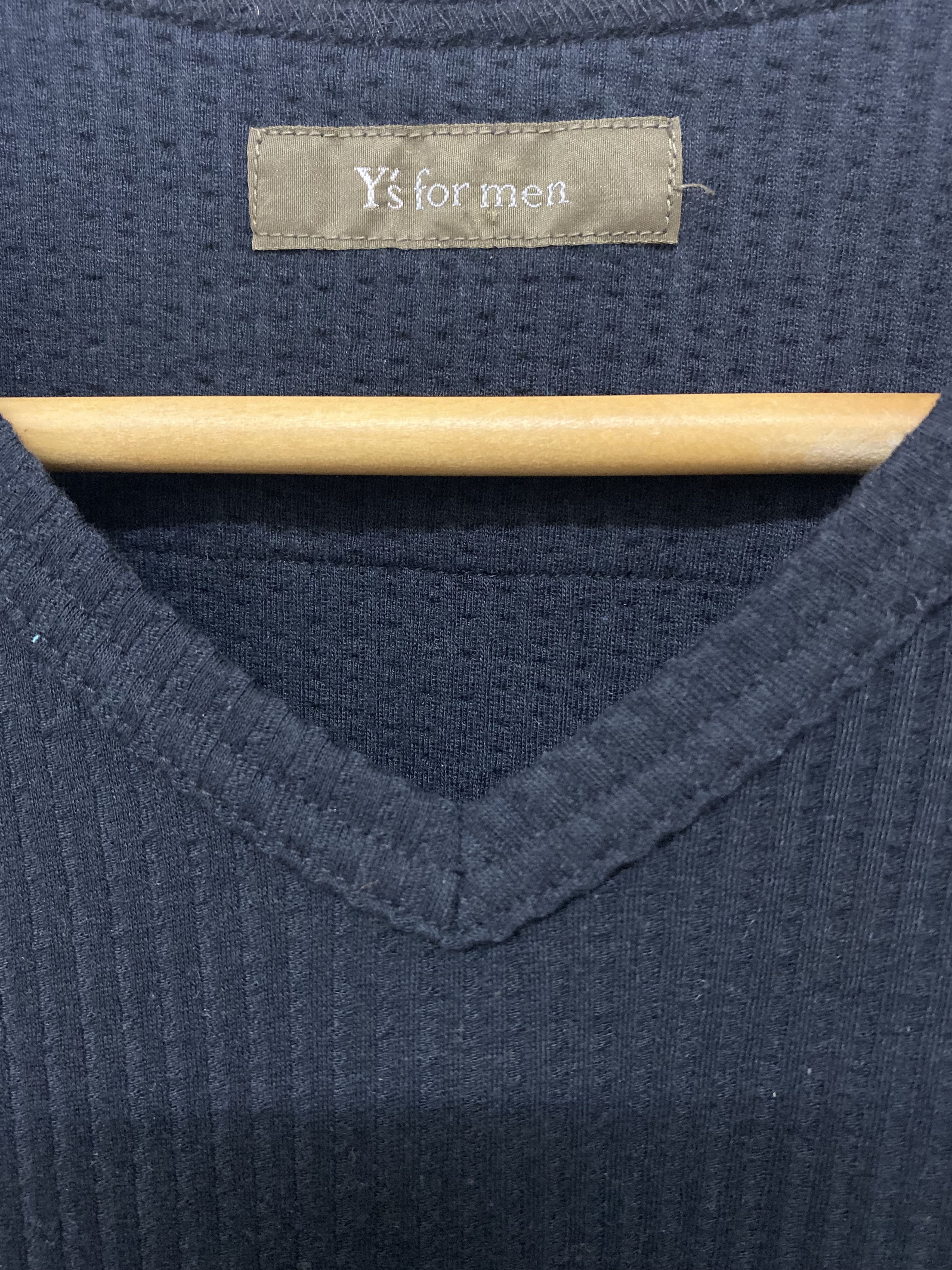 Y's for Men × Yohji Yamamoto YS for men embroidered Railroad Mix fabric tee Size US XL / EU 56 / 4 - 7 Thumbnail