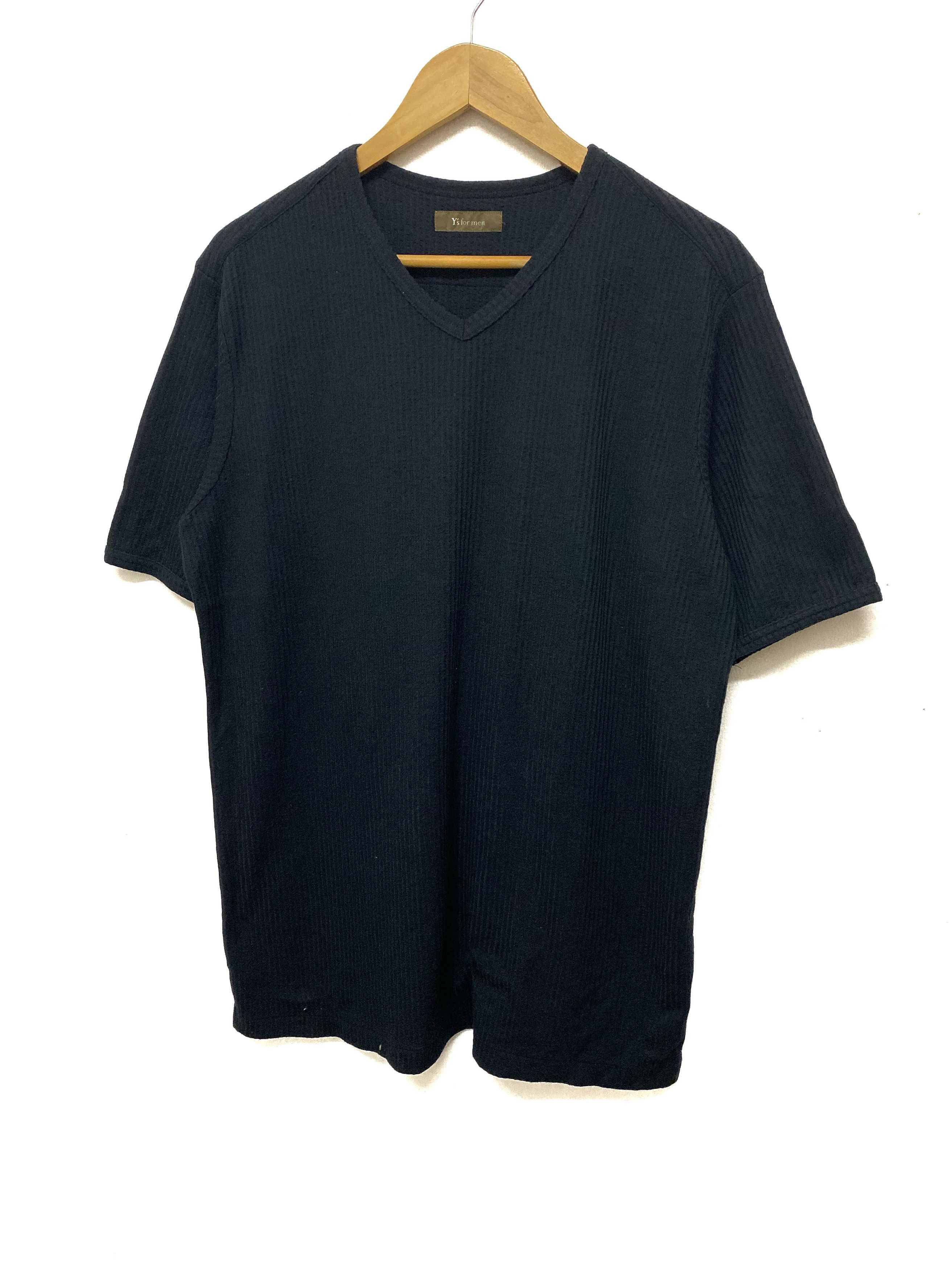 Y's for Men × Yohji Yamamoto YS for men embroidered Railroad Mix fabric tee Size US XL / EU 56 / 4 - 1 Thumbnail