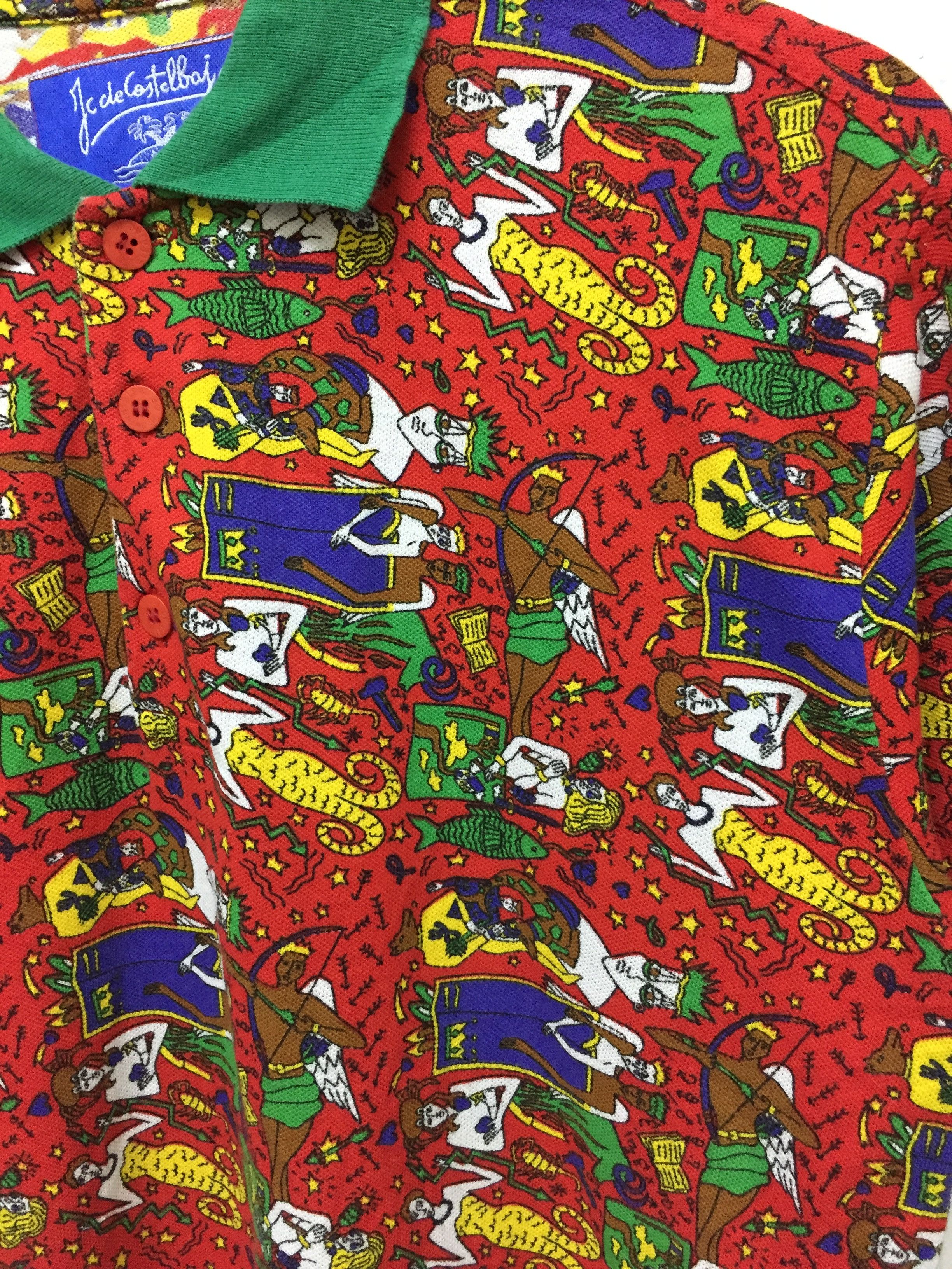 Jean Charles De Castelbajac 1980s Castelbajac Sex Gay Ancient culture Art Print polo Size US M / EU 48-50 / 2 - 3 Thumbnail