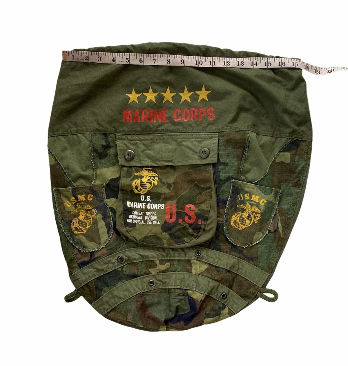 Other Rare‼️ Us Marine Corps Usmc Combat Luggage Army Bag Size ONE SIZE - 9 Thumbnail