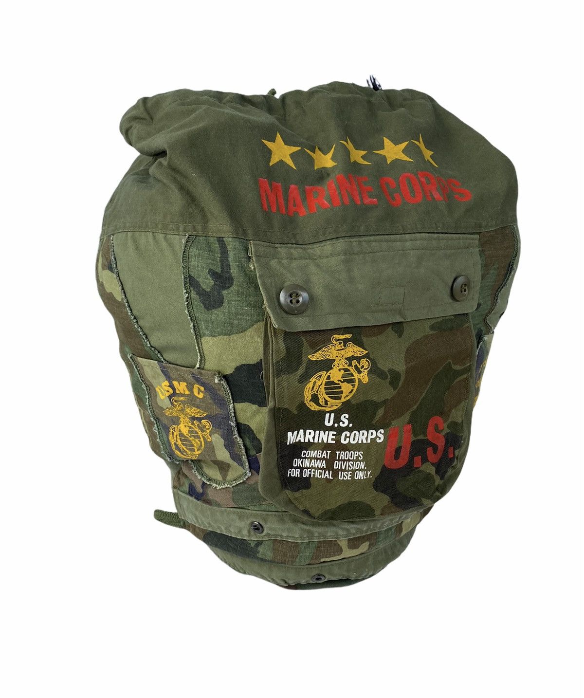 Other Rare‼️ Us Marine Corps Usmc Combat Luggage Army Bag Size ONE SIZE - 2 Thumbnail