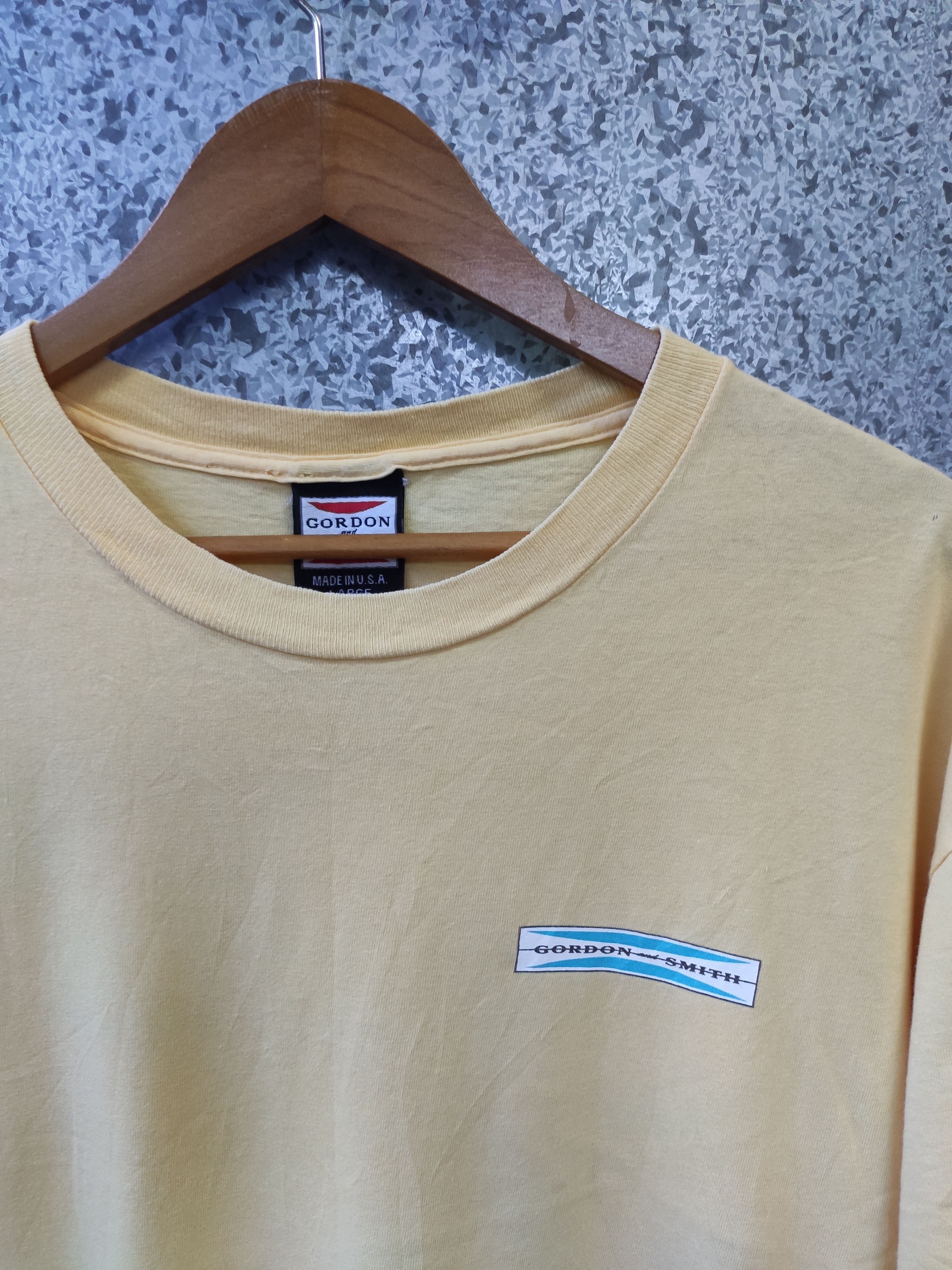 Vintage Vintage 90s Vintage Gordon and Smith t shirt Size US L / EU 52-54 / 3 - 3 Thumbnail