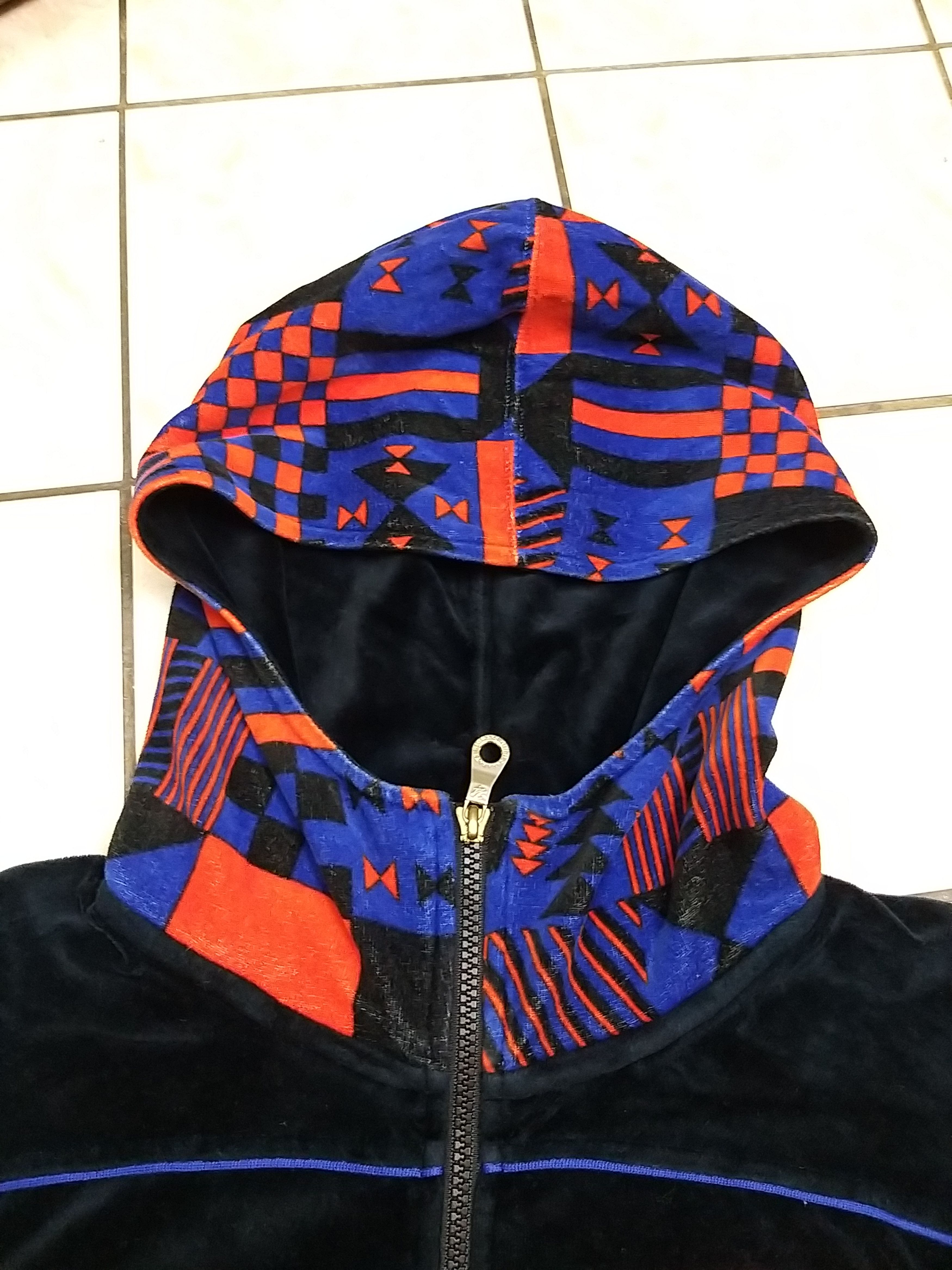 Japanese Brand JAPANESE BRAND 24KARATS VELVET BIG LOGO ZIPPER HOODIES Size US S / EU 44-46 / 1 - 10 Thumbnail
