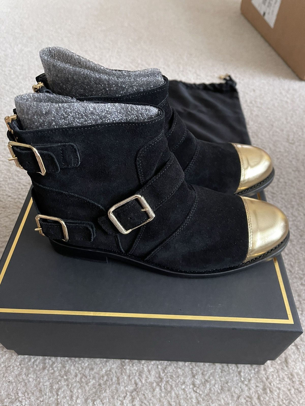 Balmain x h&m boots hot sale