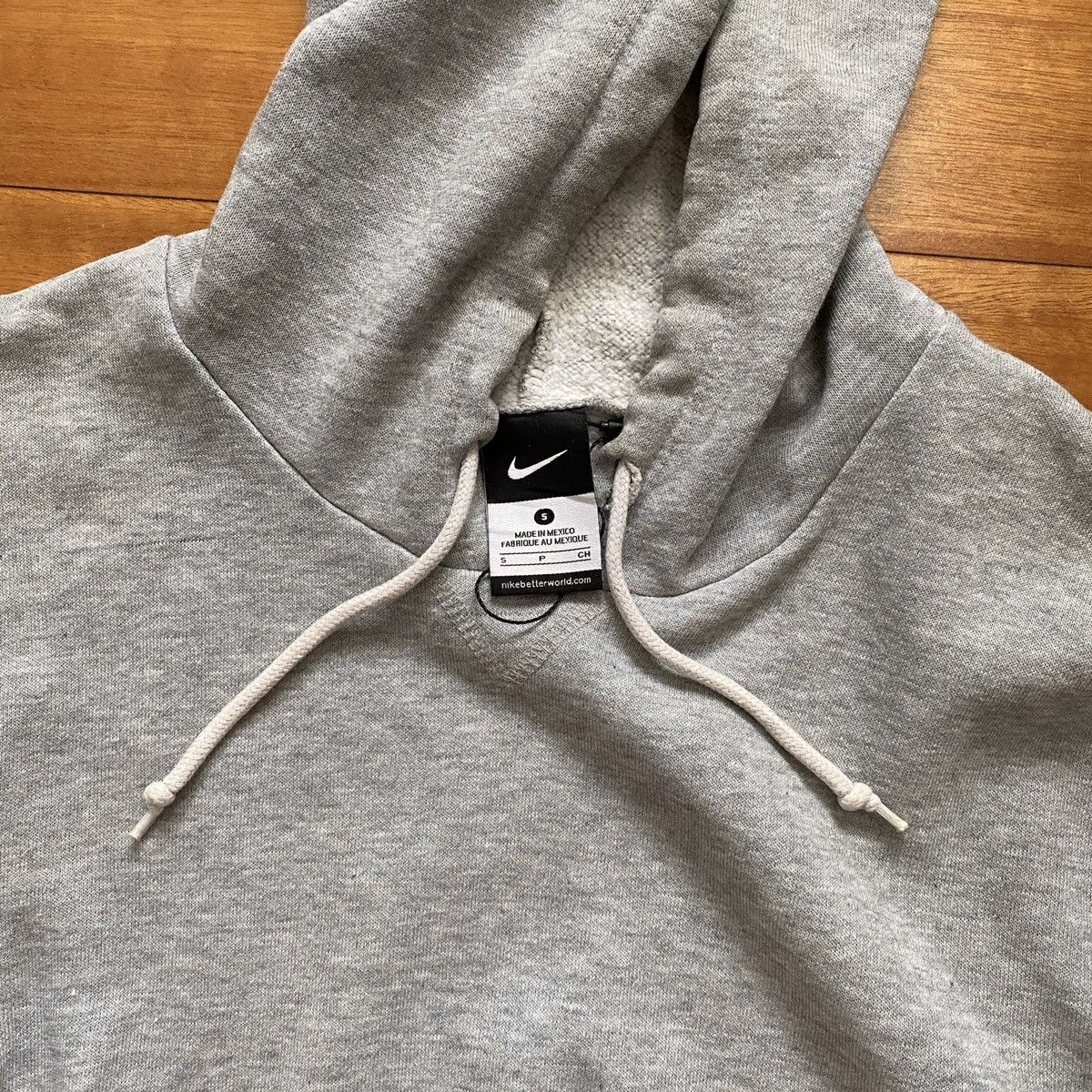 Vintage Nike Pocket Mid Check Hoodie Mini Swoosh Size US L / EU 52-54 / 3 - 5 Thumbnail