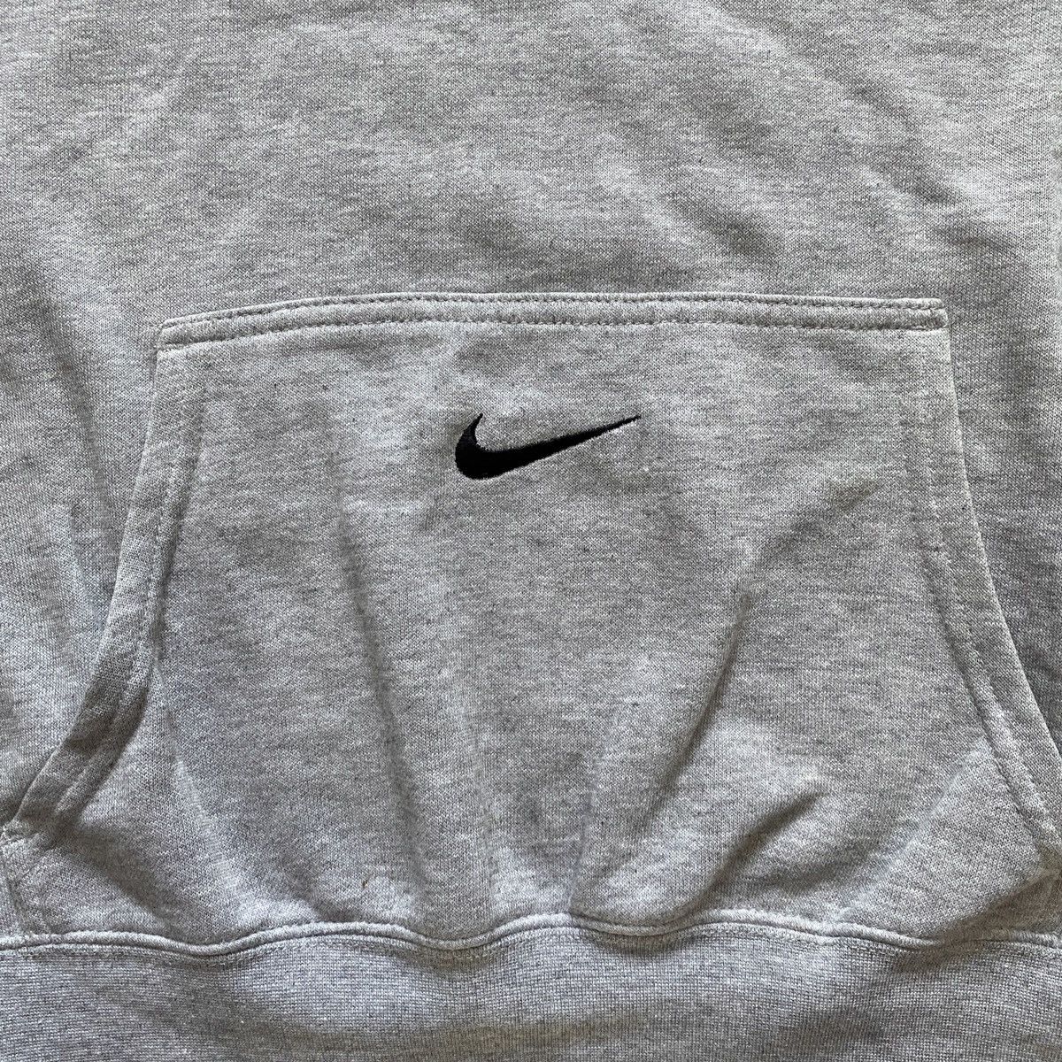 Vintage Nike Pocket Mid Check Hoodie Mini Swoosh Size US L / EU 52-54 / 3 - 3 Thumbnail