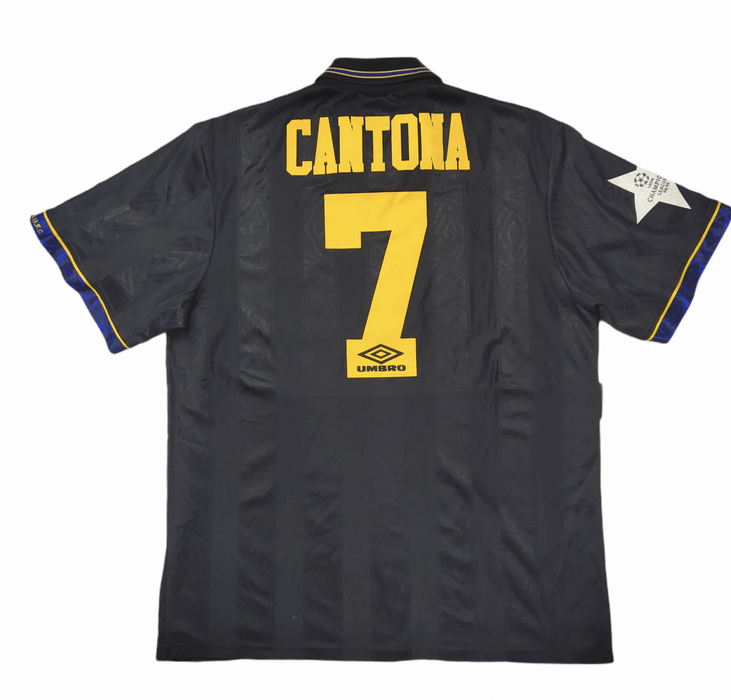 Vintage VTG 1993-95 MUFC Away Jersey Trikot Maglia Cantona No. 7 | Grailed