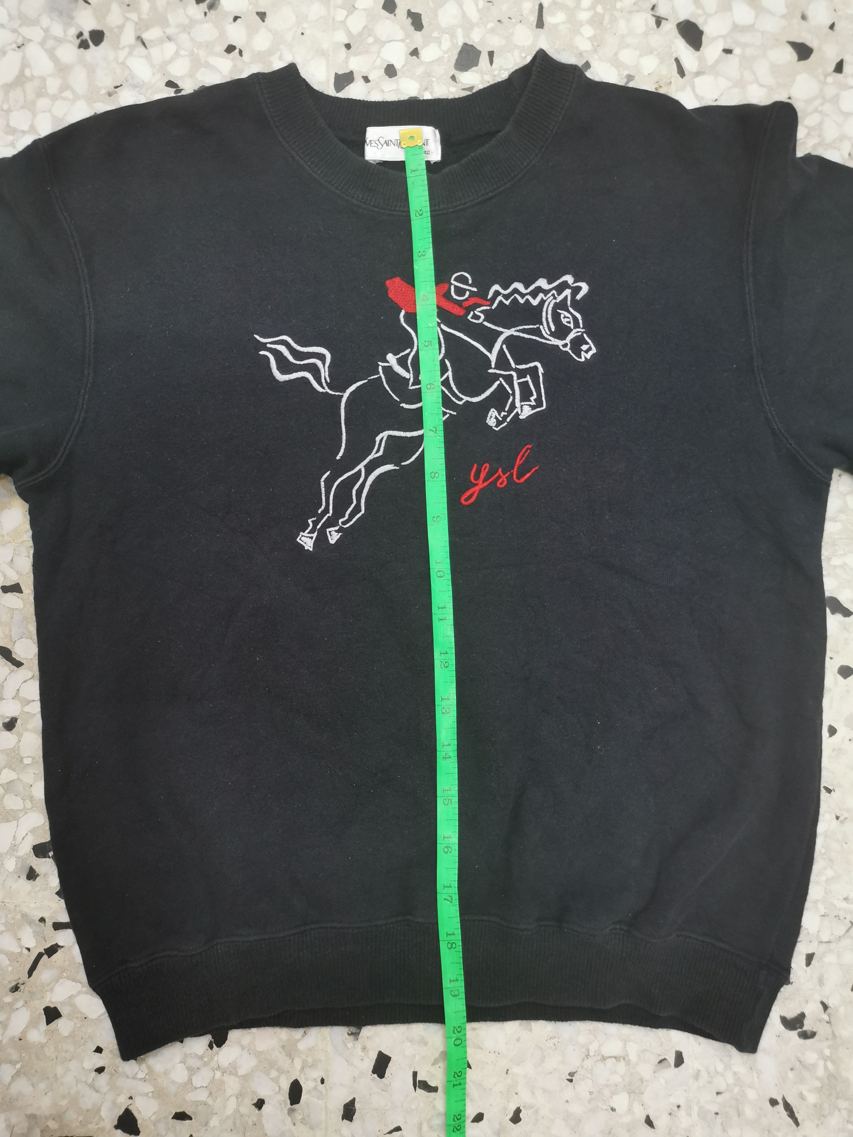Vintage Vintage 90' Yves Saint Laurent Sweetshirt Size US XXS / EU 40 - 18 Thumbnail
