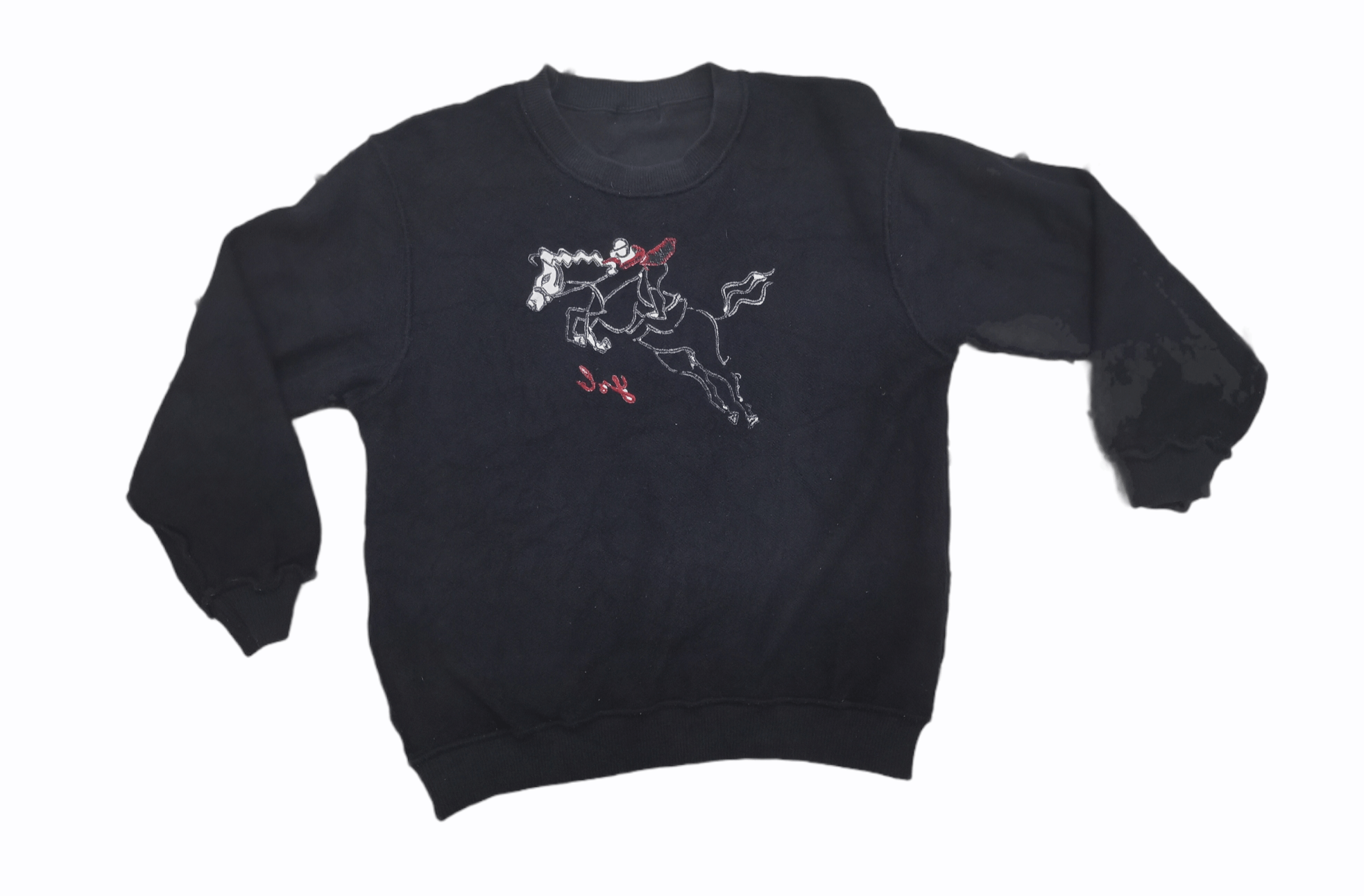 Vintage Vintage 90' Yves Saint Laurent Sweetshirt Size US XXS / EU 40 - 4 Thumbnail